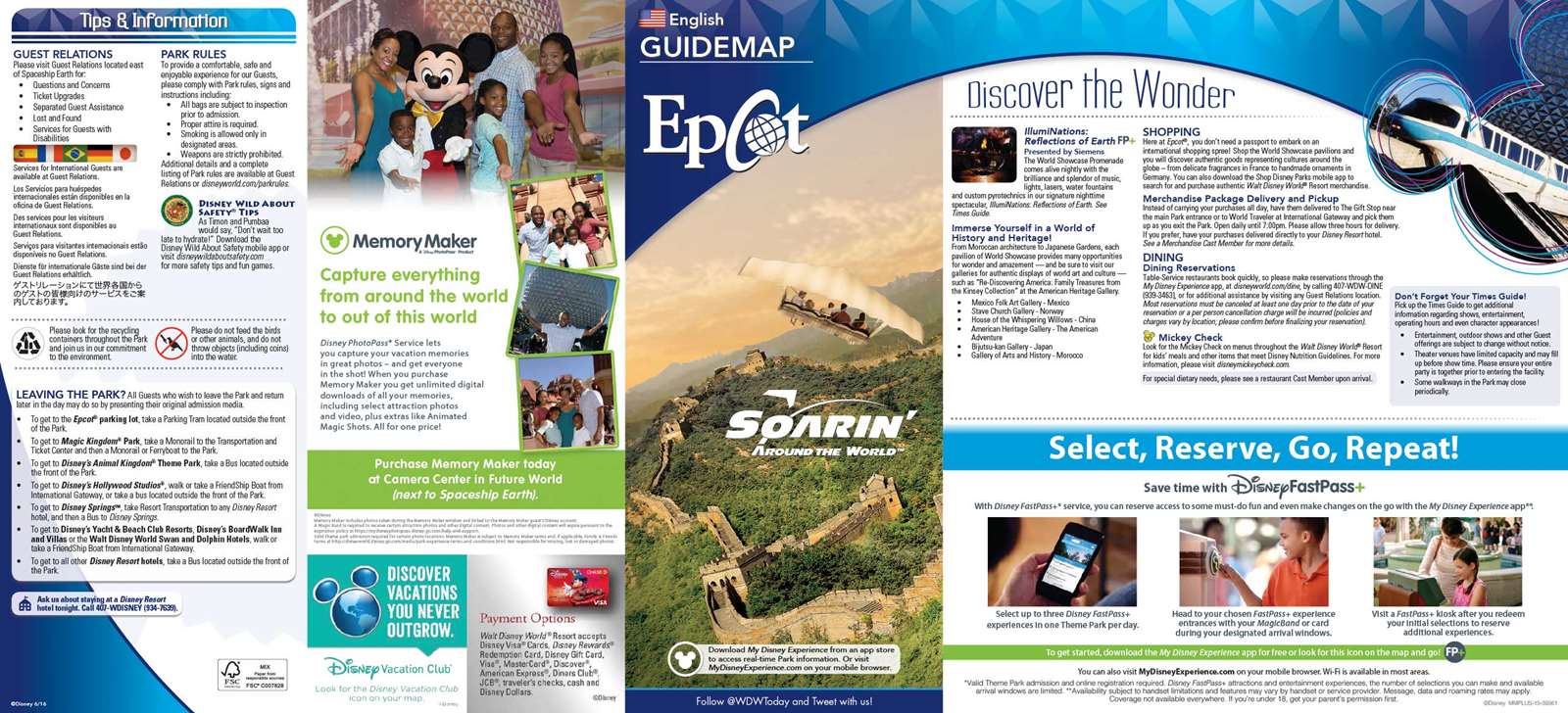 June 2016 Walt Disney World Park Maps Photo 1 Of 4