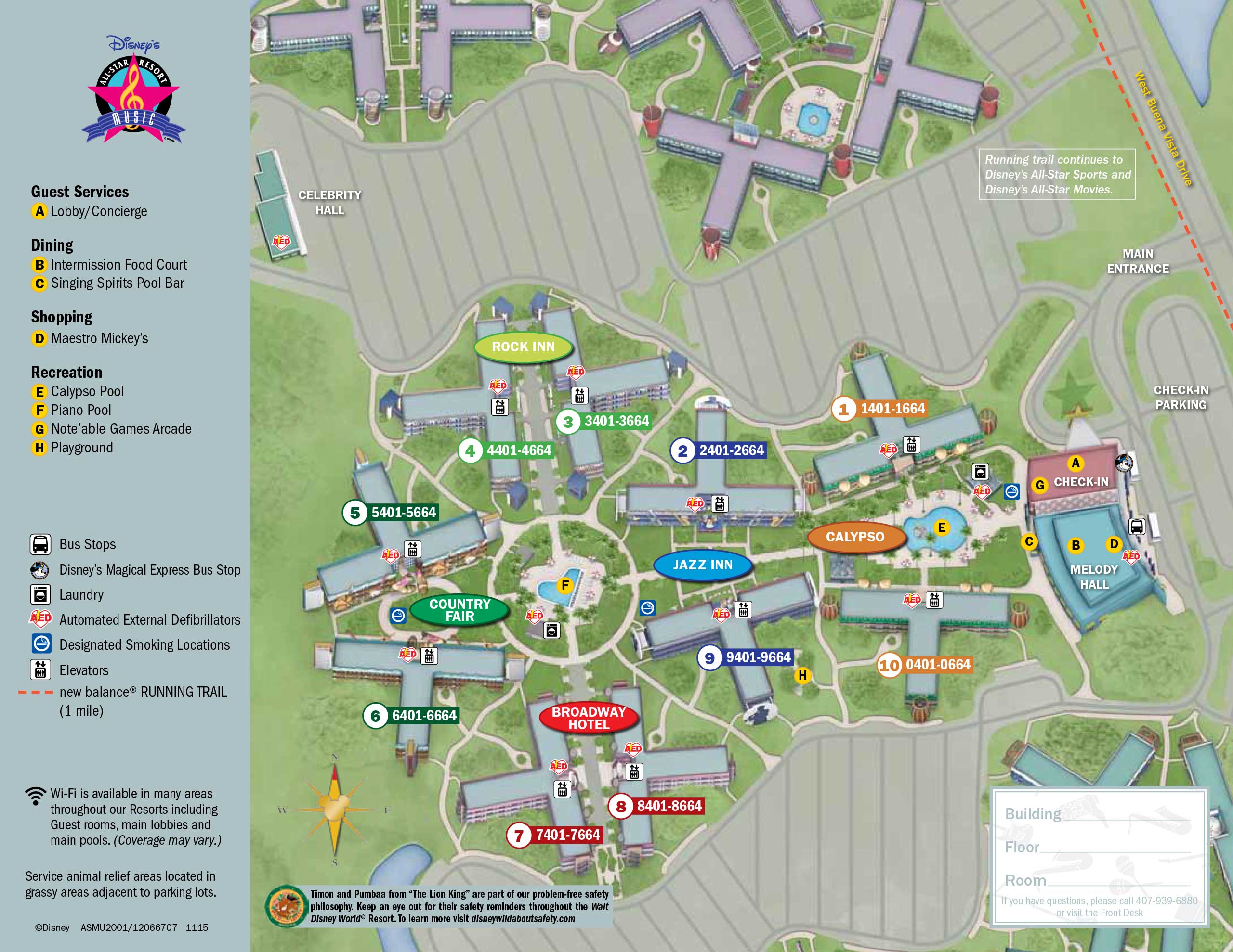 Walt Disney World Resort Map