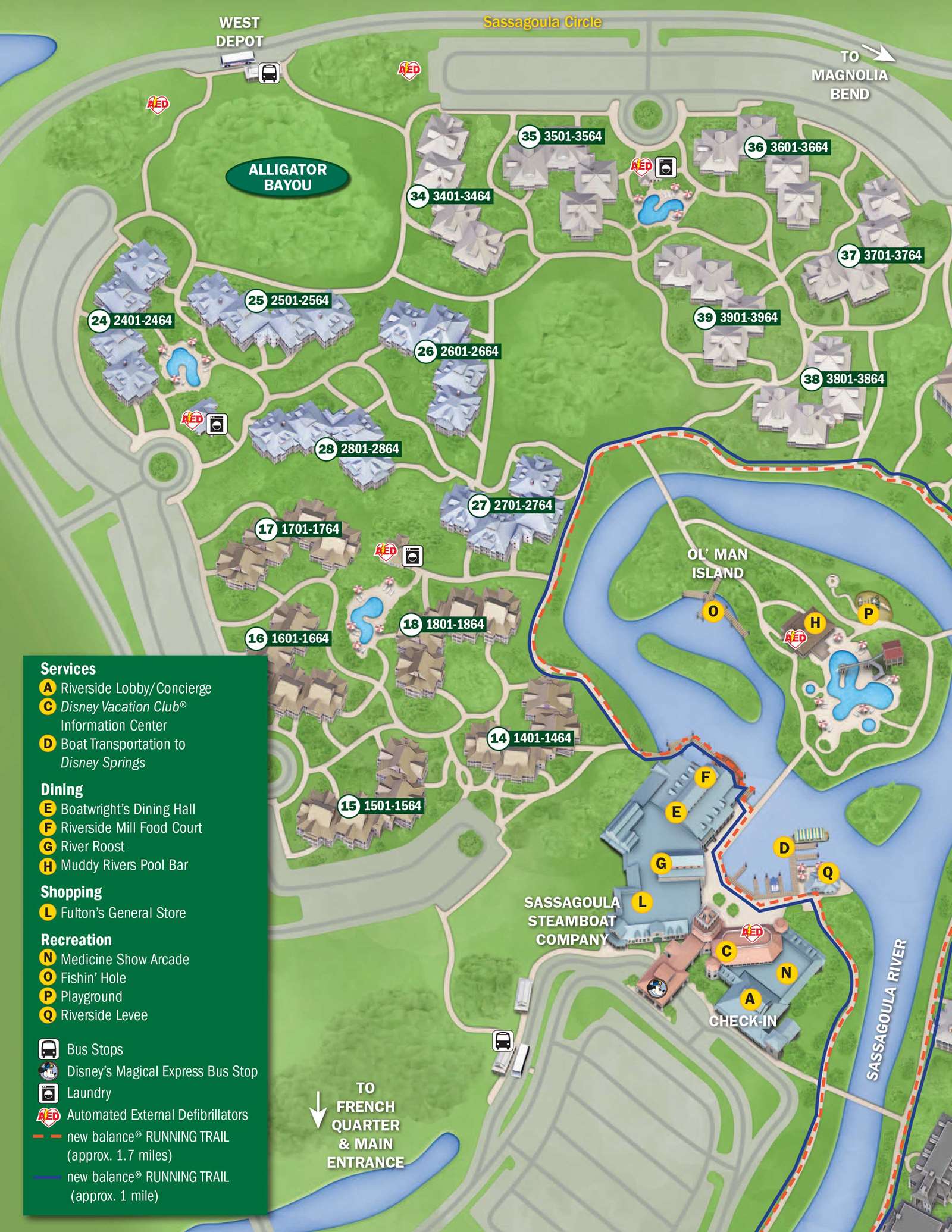 April 2017 Walt Disney World Resort Hotel Maps Photo 8 of 33