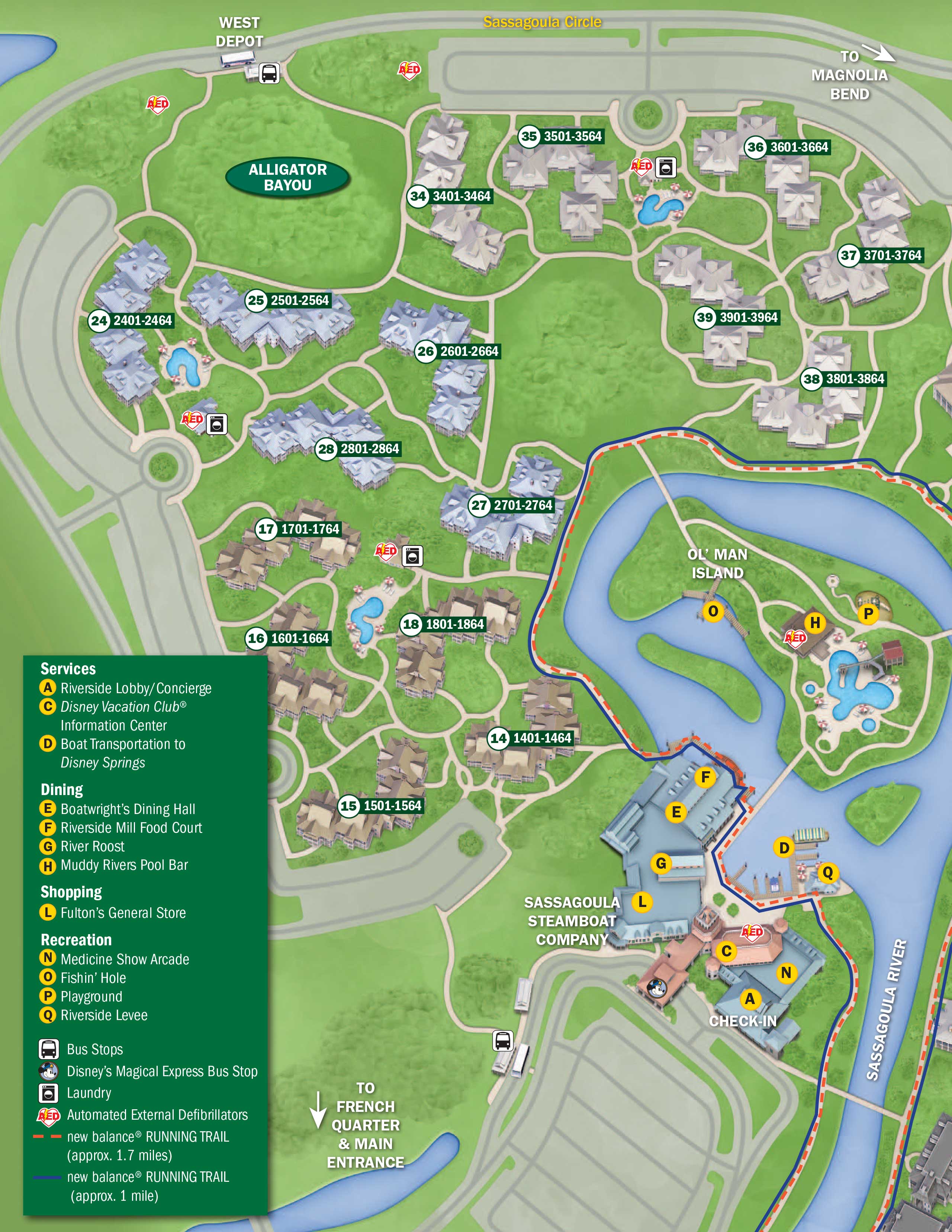 April 2017 Walt Disney World Resort Hotel Maps 8 Of 33