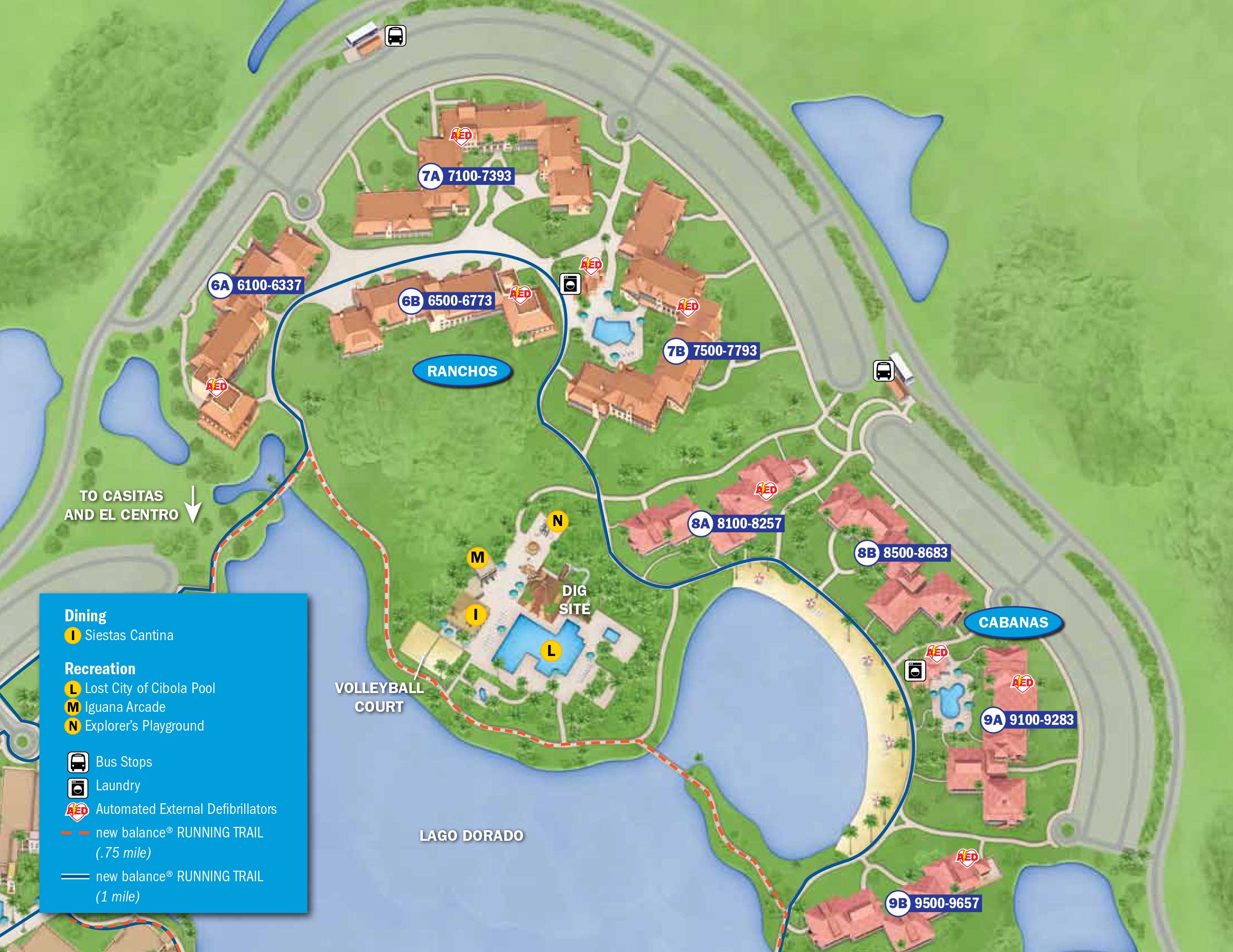 April 2017 Walt Disney World Resort Hotel Maps 12
