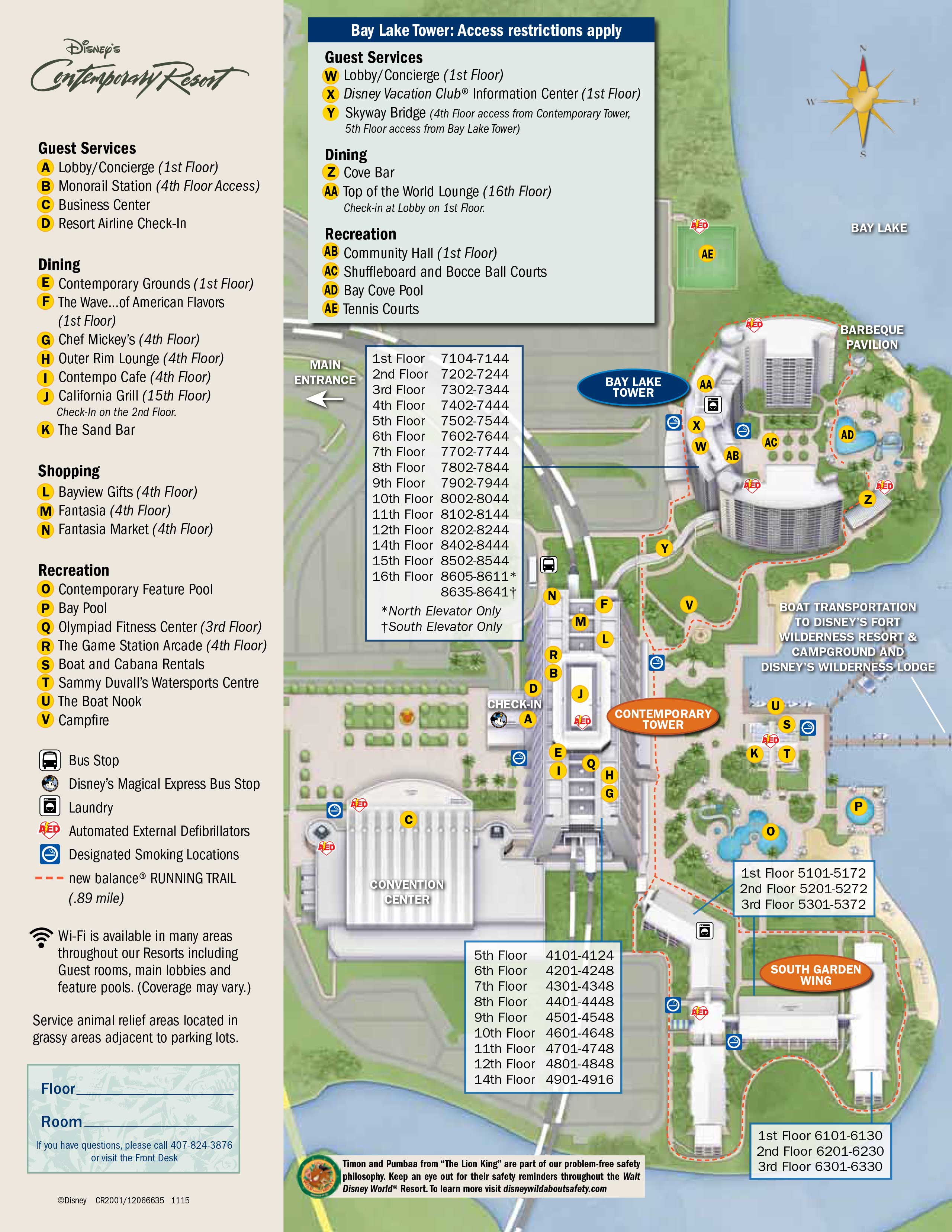 Disney World Contemporary Resort Map April 2017 Walt Disney World Resort Hotel Maps Photo 21 of 33 Disney World Contemporary Resort Map April 2017 Walt Disney World Resort Hotel Maps Photo 21 of 33
