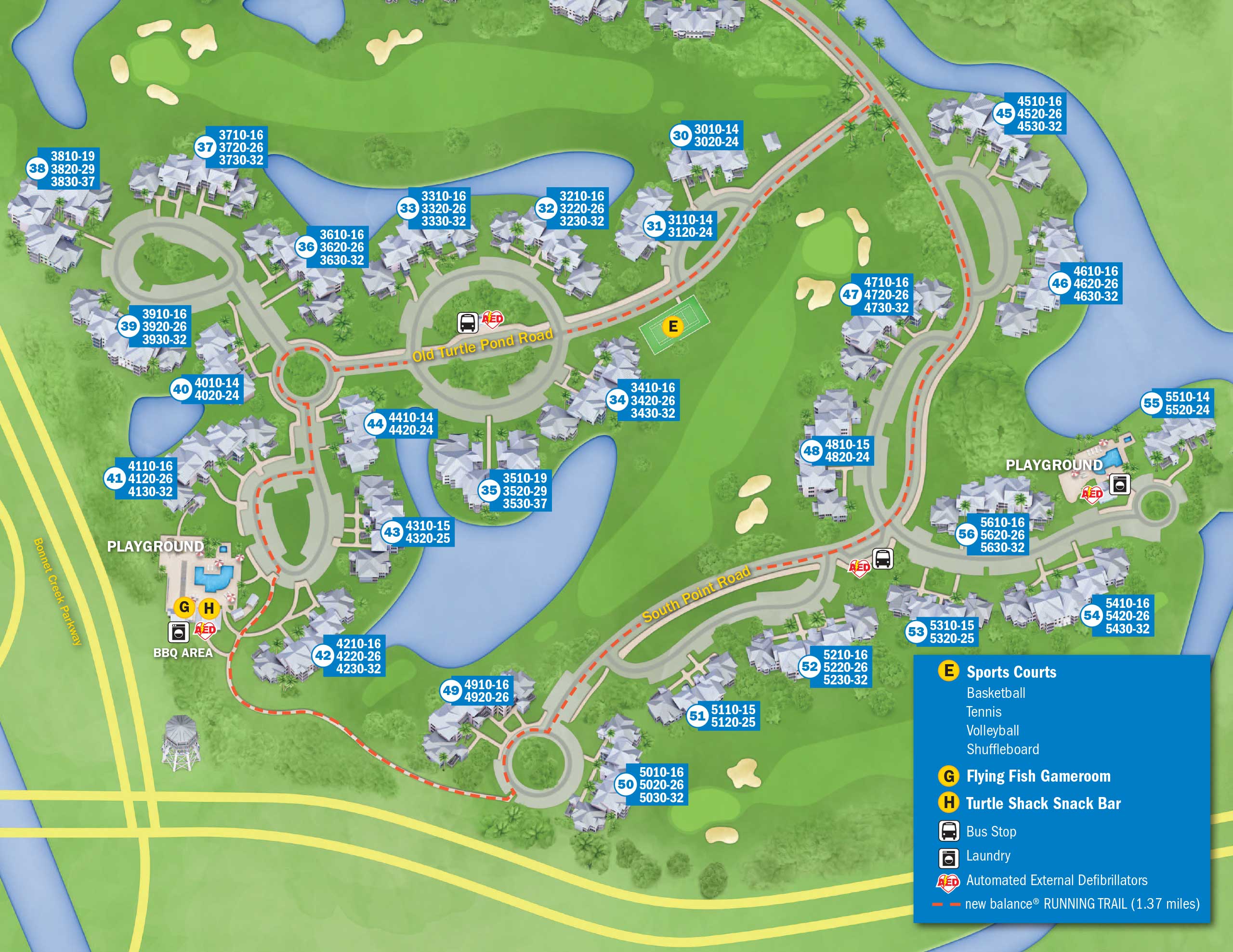 April 2017 Walt Disney World Resort Hotel Maps 28