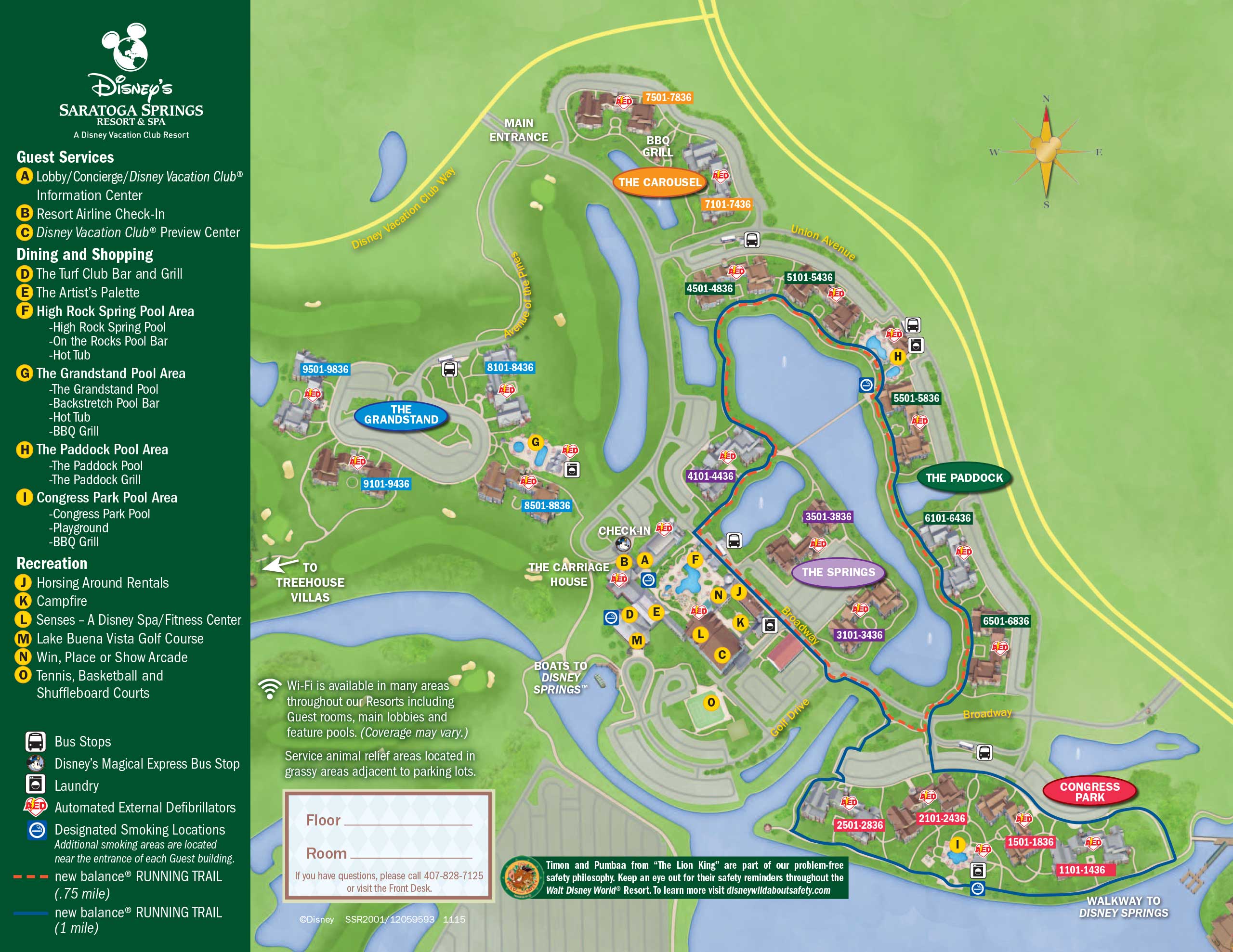 Saratoga Springs Disney Map Map Of The World