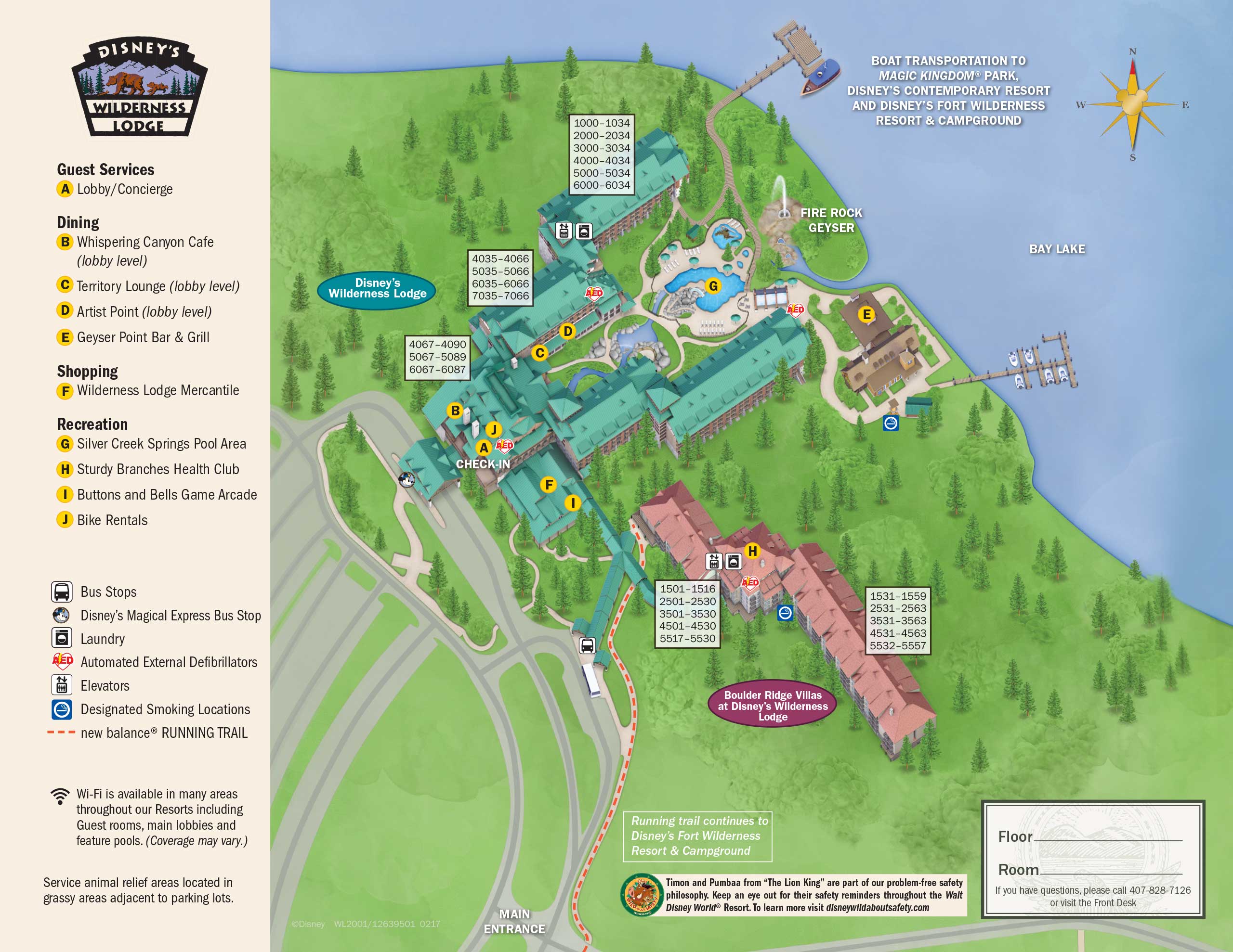 Fort Wilderness Park Map