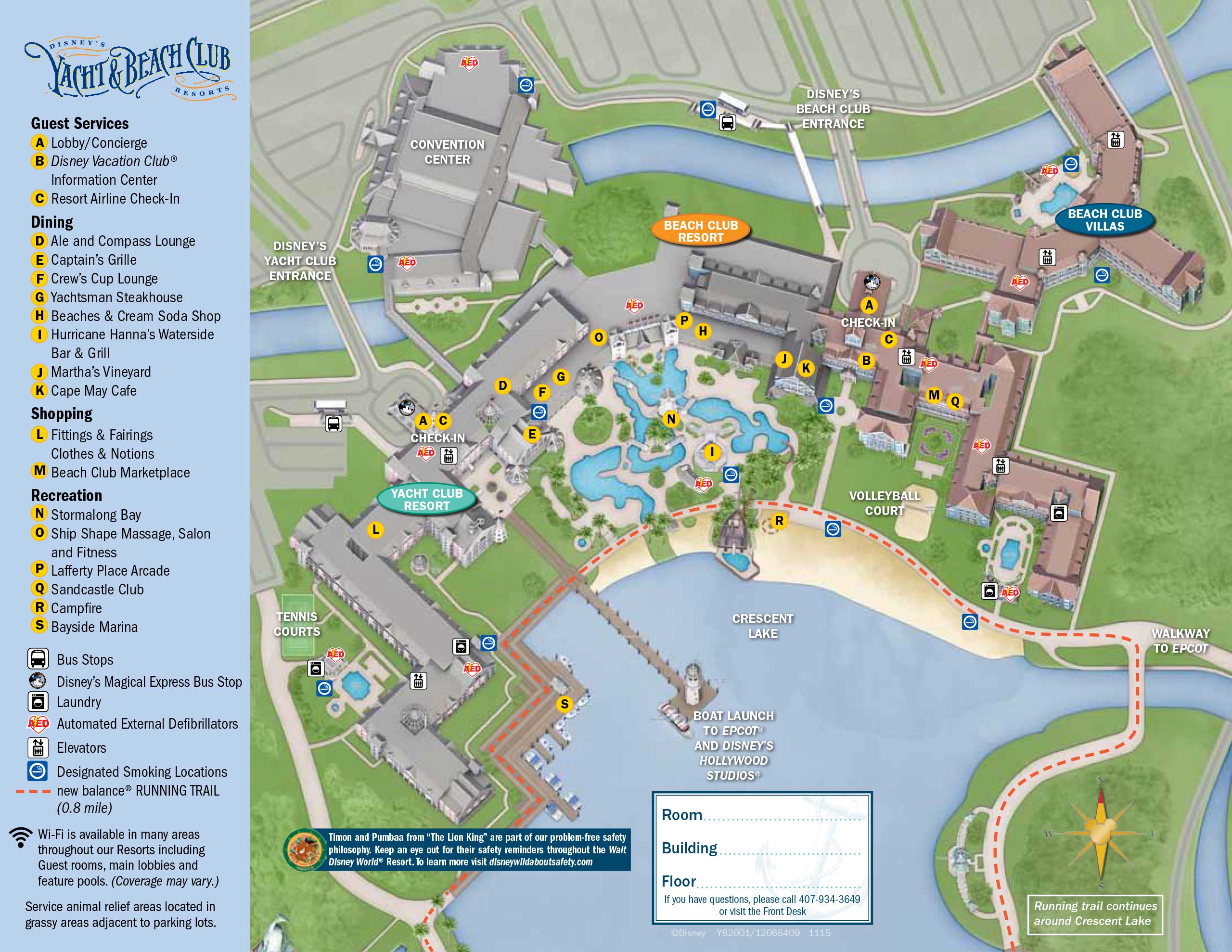 Disney World Hotel Map