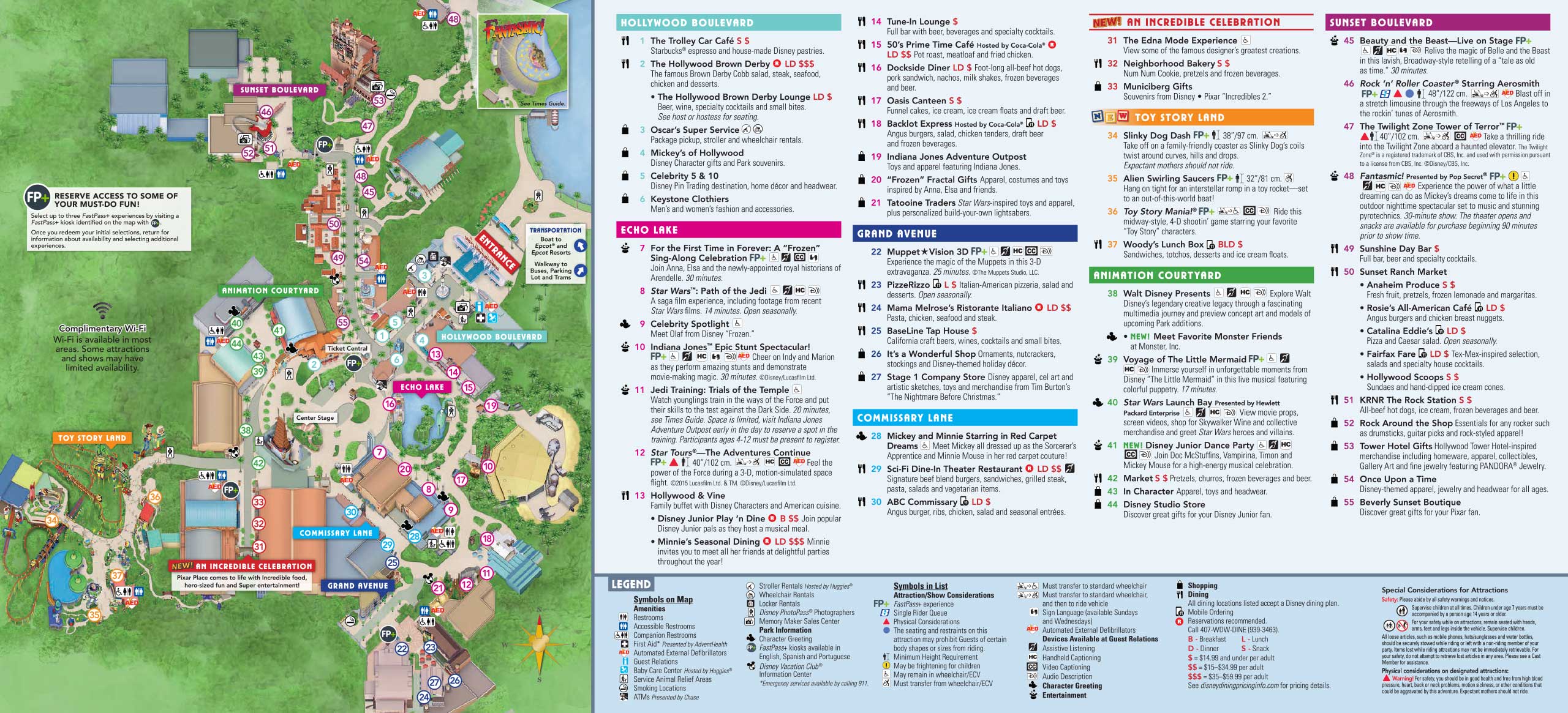 January 2019 Walt Disney World Park Maps Photo 6 of 14