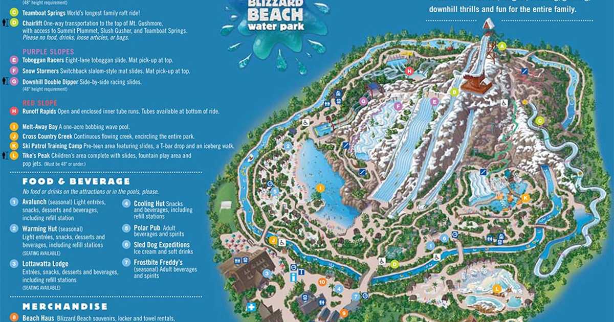Water Kingdom Rides Map