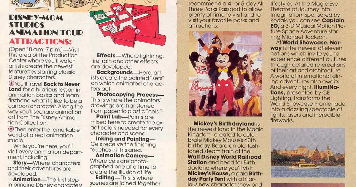 DisneyMGM Studios Guide Book 1989 Photo 4 of 13