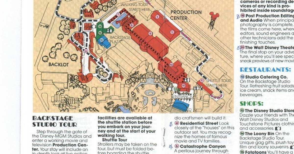 Disney Mgm Studios Guide Book 1990 Photo 7 Of 10 Disney Mgm Studios Guide Book 1990 Photo 7 Of 10