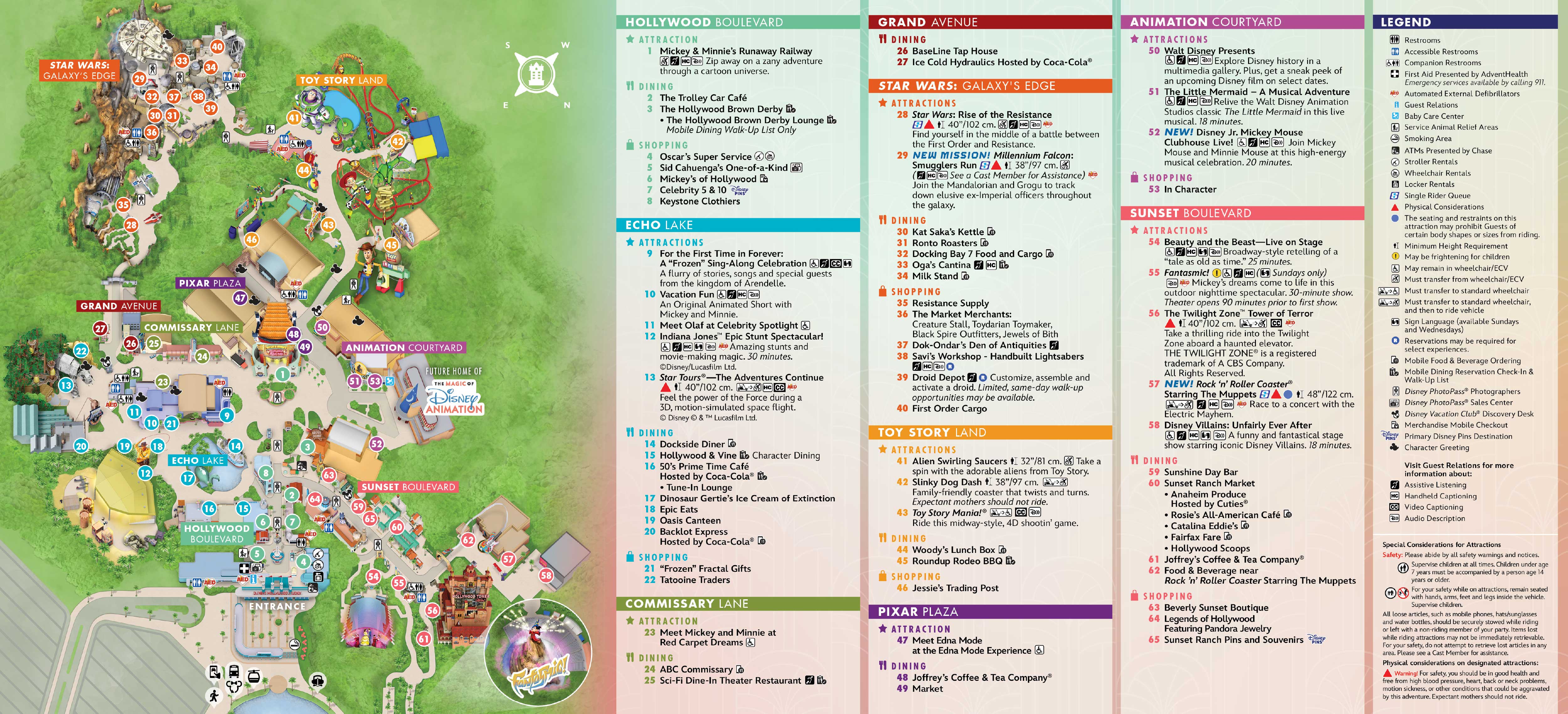 Disney's Hollywood Studios Guide Map - May 2026 - Photo 2 of 3