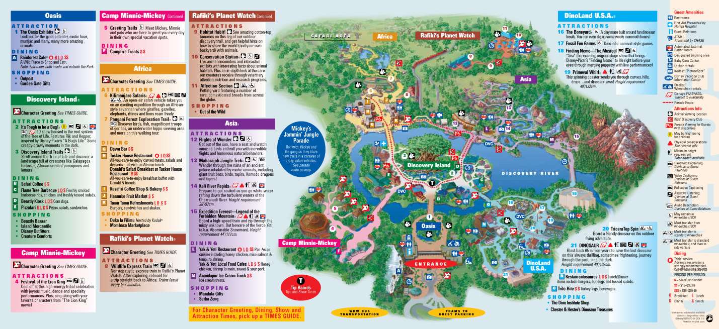 disney world florida map Park Maps 2010 Photo 1 Of 4 disney world florida map