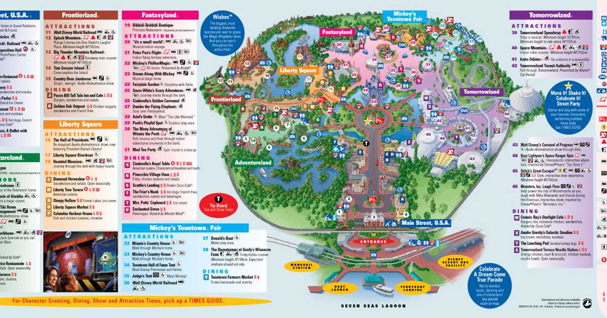 Park Maps 2010 Photo 3 Of 4 High Resolution Disney World Map 2020