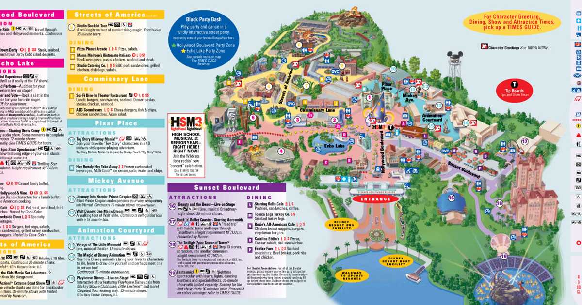 Universal Studios Islands of Adventure - 2010 Park Map