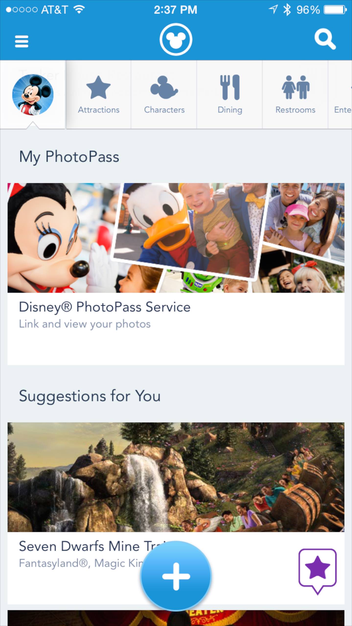 'My Disney Experience' App Updated To Include PhotoPass Previews