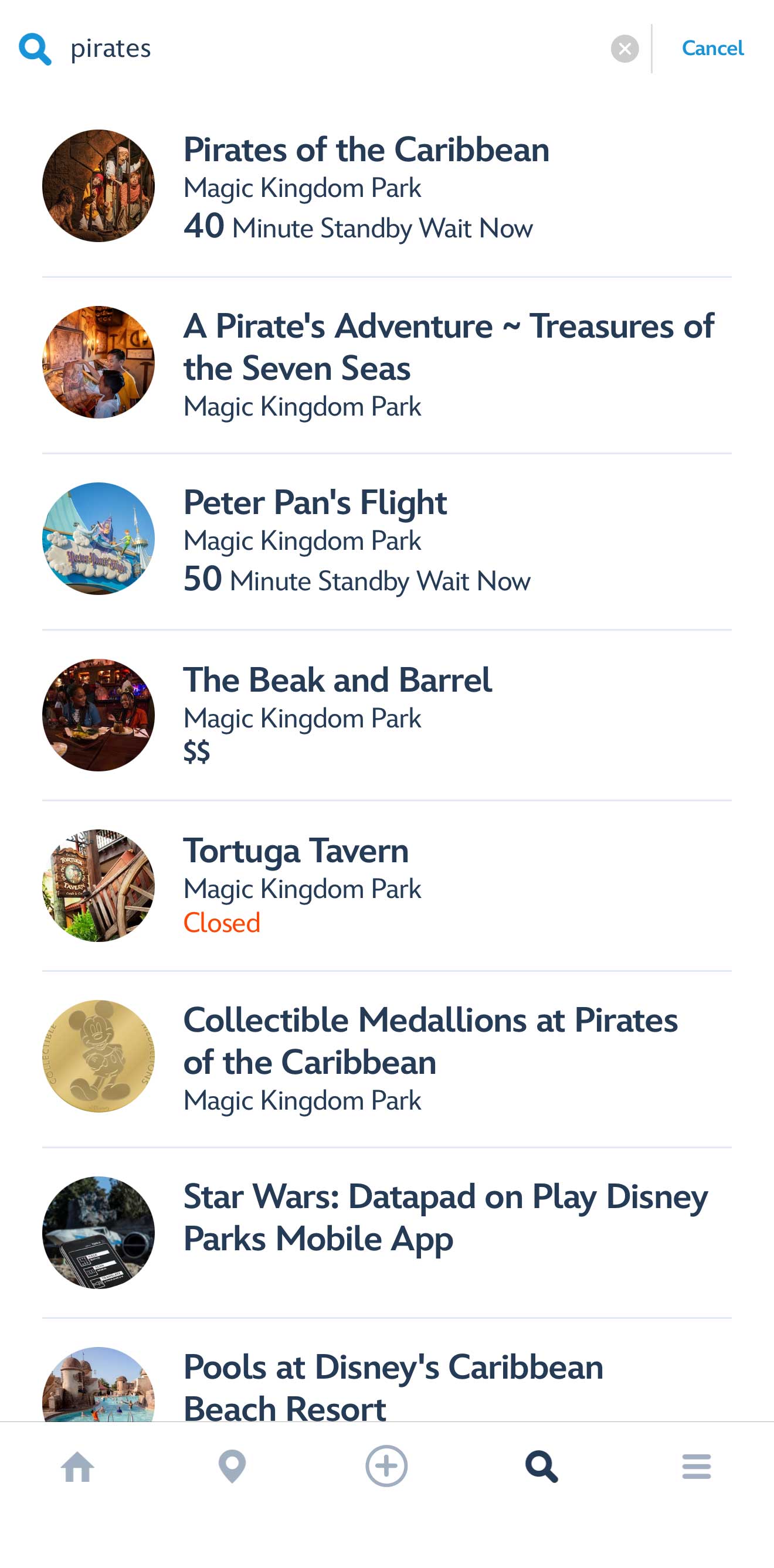 My Disney Experience App Search Gets a Visual Overhaul in Latest Update