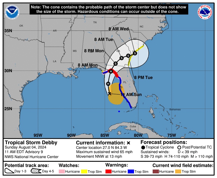 Tropical Storm Debby