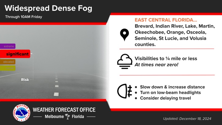 Dense Fog Advisory Impacting Walt Disney World and Surrounding Areas ...