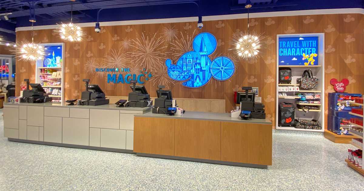 Magic of Disney store at Orlando International Airport East Hall