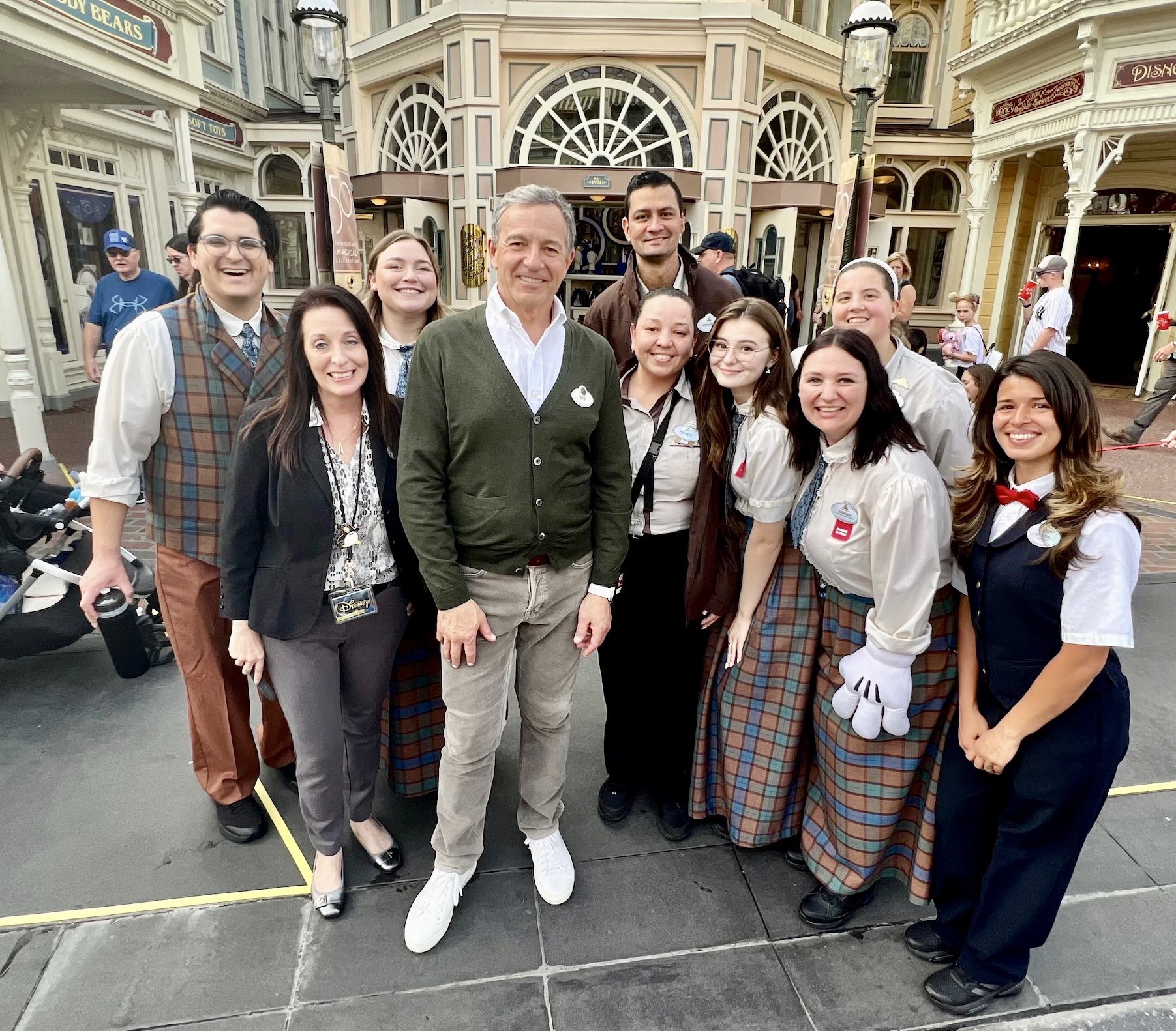 Bob Iger makes his first visit to Walt Disney World since returning as Disney CEO