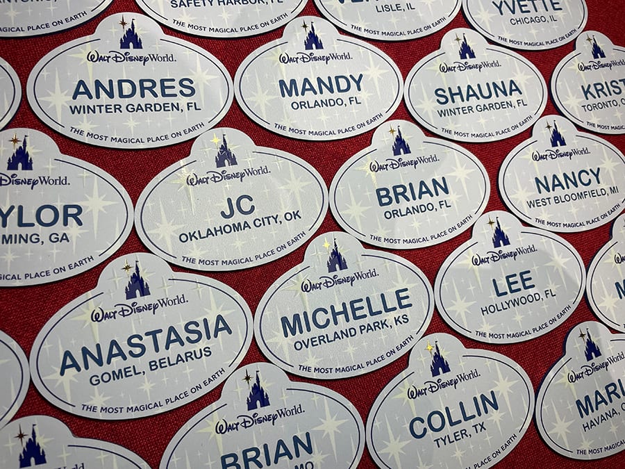 First Look At The New Walt Disney World Cast Member Name Tag