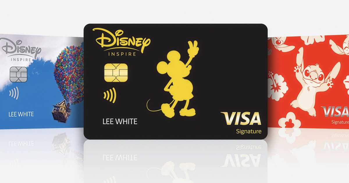 Disney Inspire Visa Card Designs Featuring Mickey Mouse and Stitch