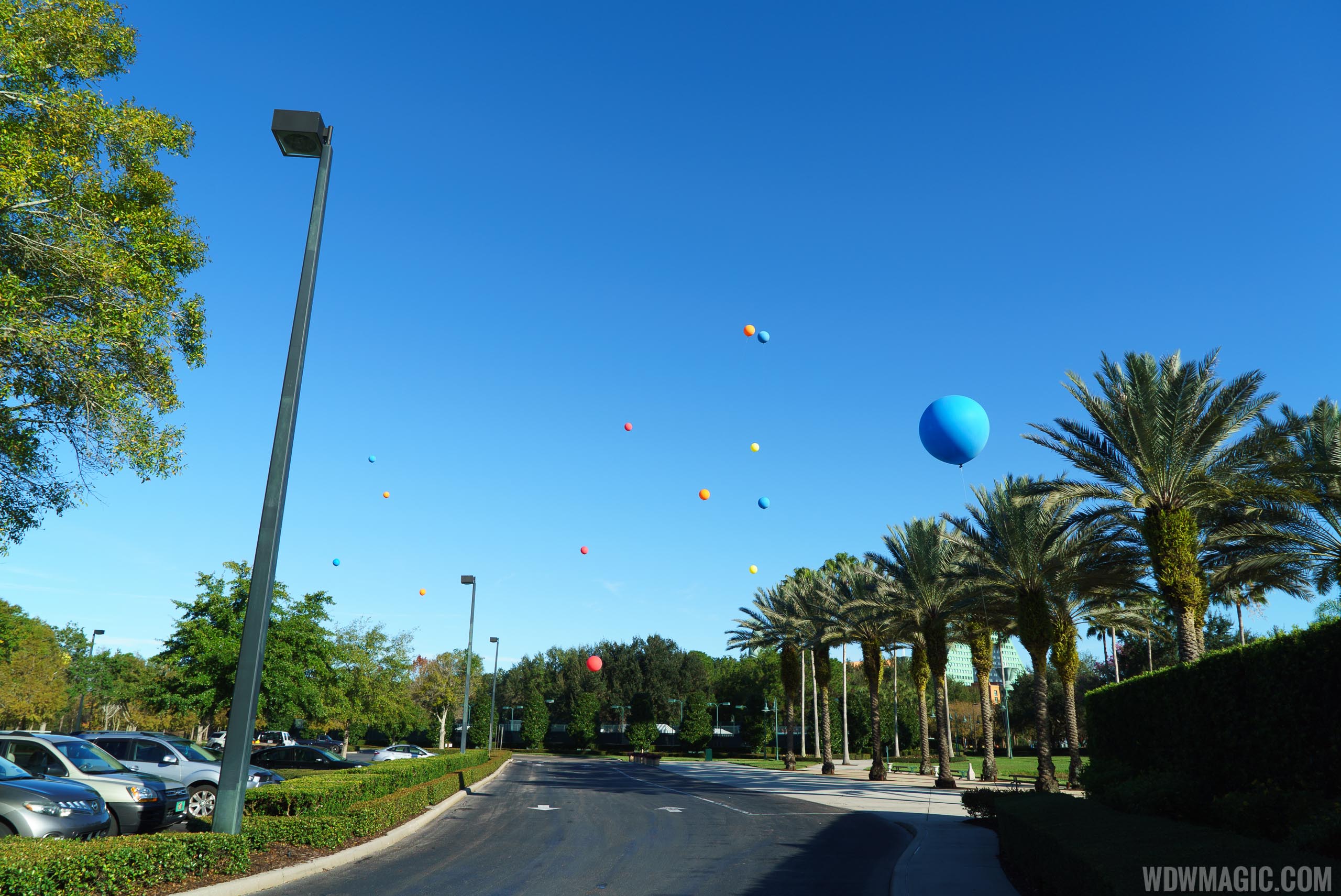 Photos Height Test Balloons Over Fantasia Gardens Parking Lot Area