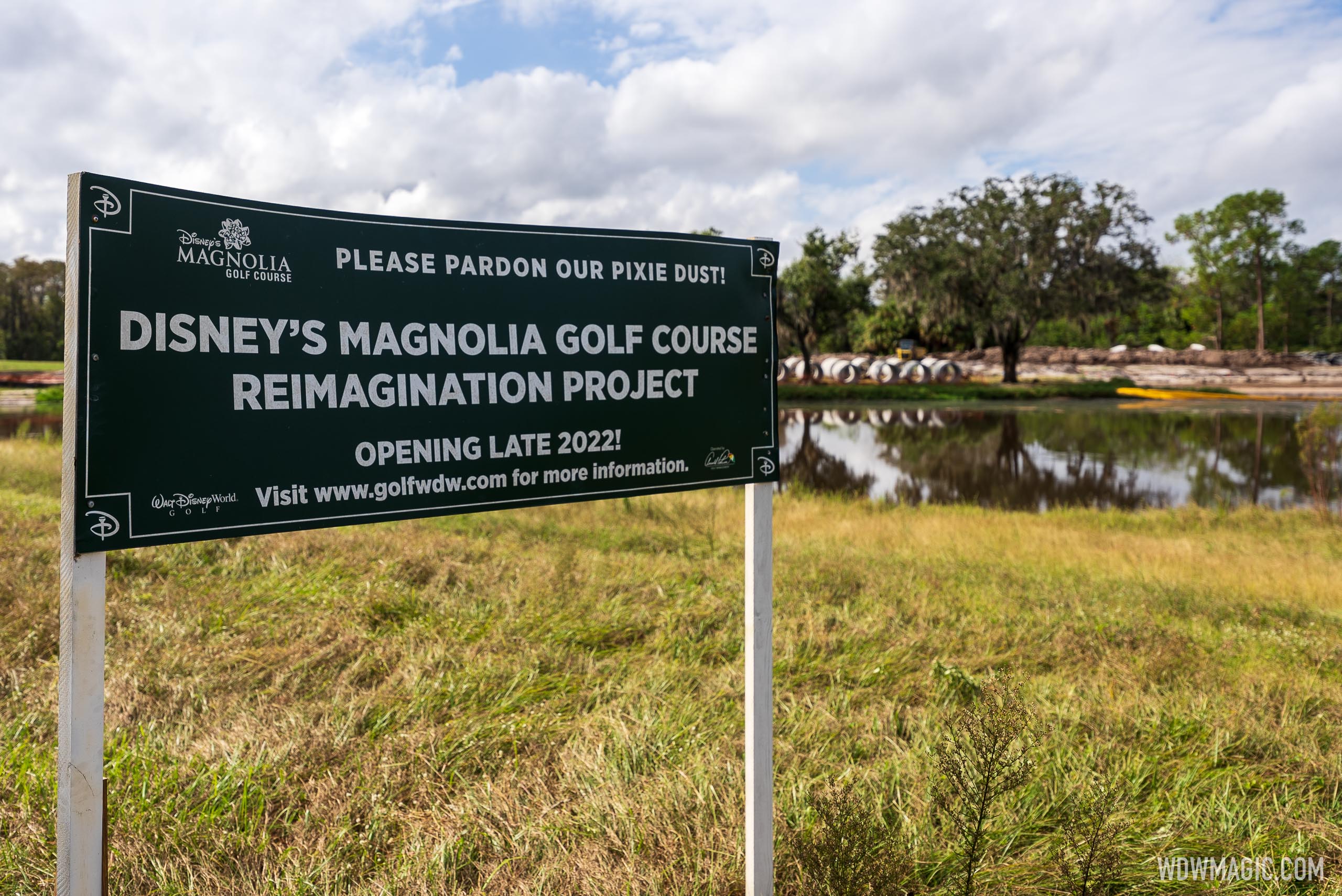 Disney's Magnolia Golf Course will partially reopen in December 2022 as a 14-hole course at a discounted rate