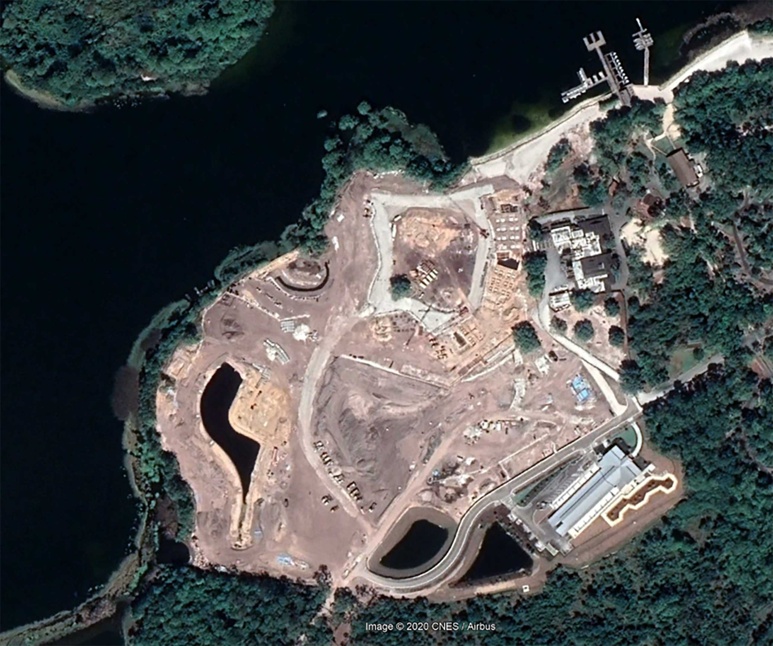 Photo New Satellite View Of Reflections A Disney Lakeside Lodge Construction