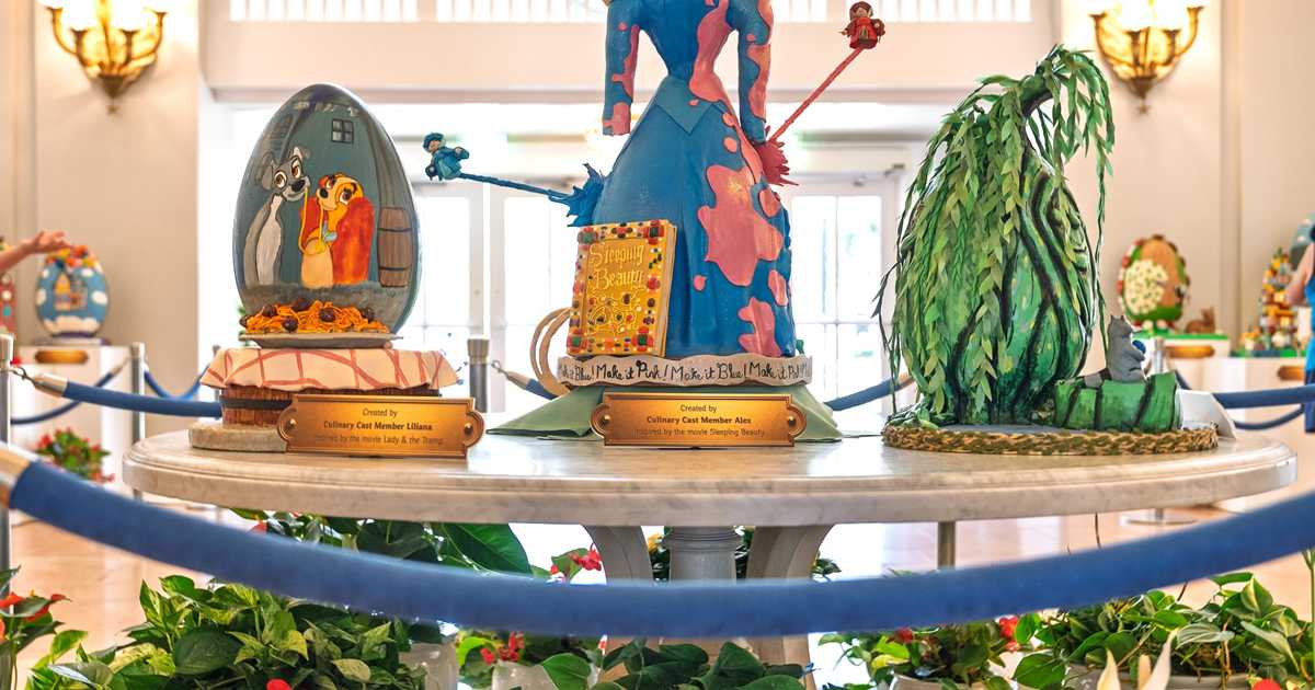 Disney's Beach Club Resort Easter Egg Display 2026