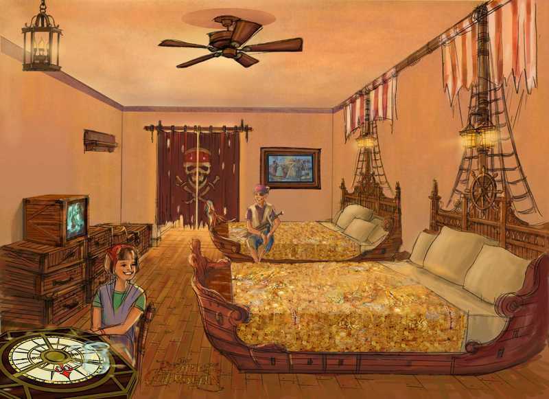 New Pirates of the Caribbean Rooms concept art