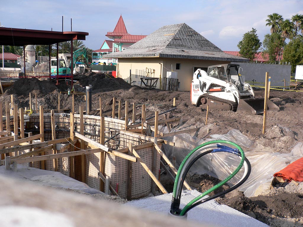 Latest Caribbean Beach main pool refurbishment progress photos Photo