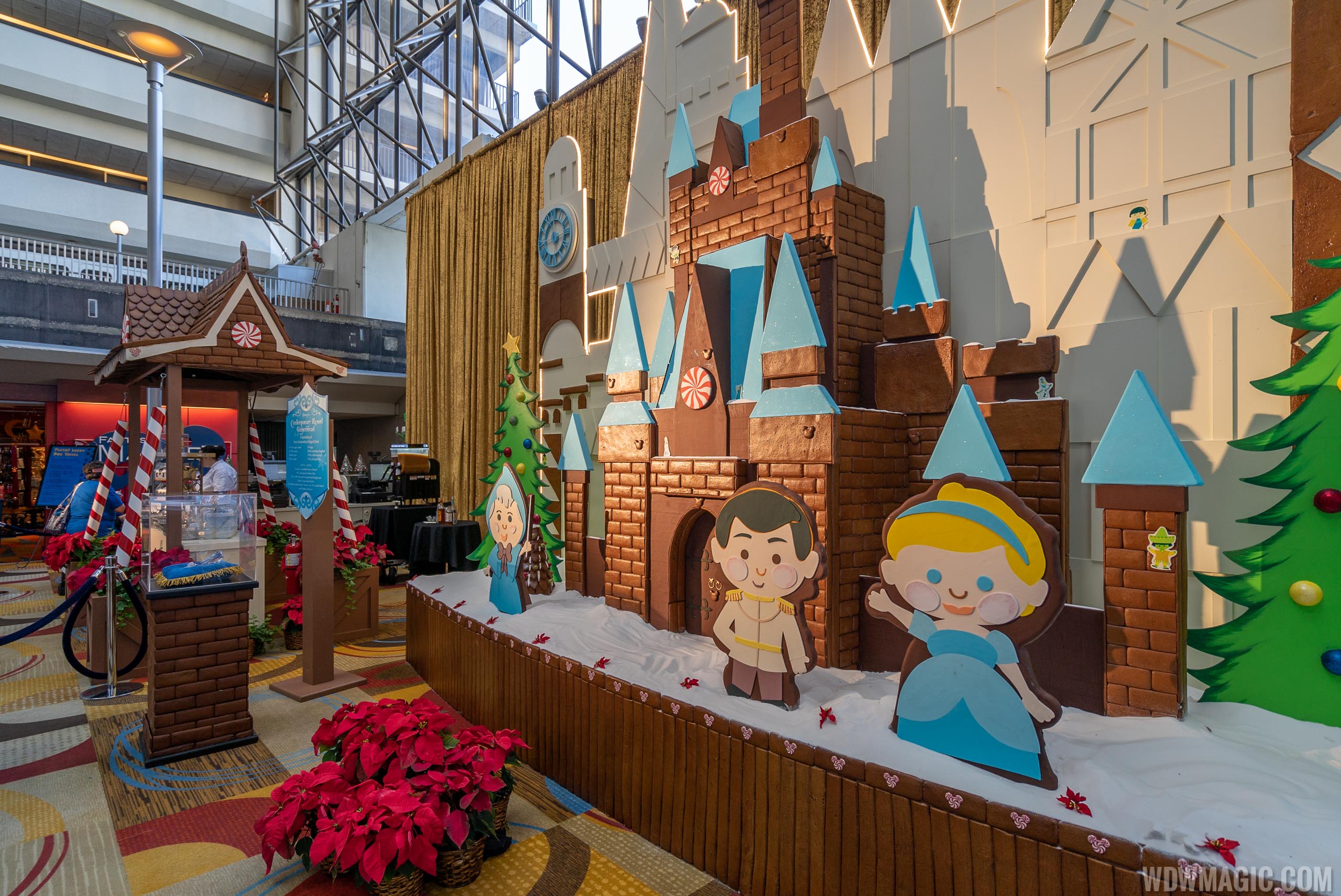 Disney's Contemporary Resort Gingerbread House and Christmas Holiday