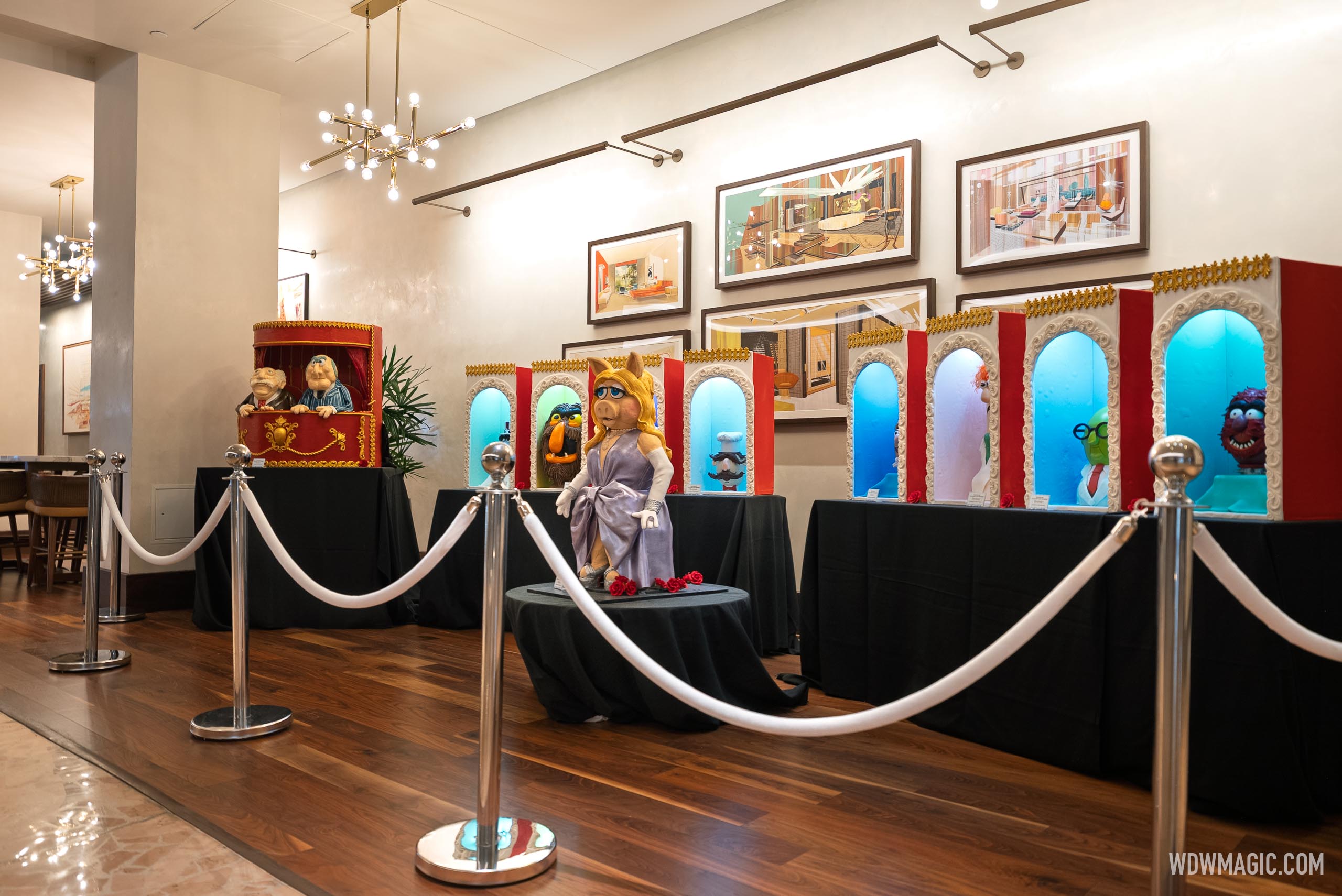 Muppets Easter Egg Display at Disney's Contemporary Resort