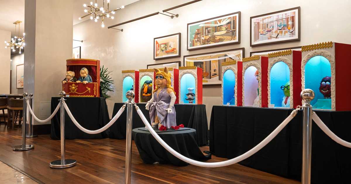 Muppets Easter Egg Display at Disney's Contemporary Resort