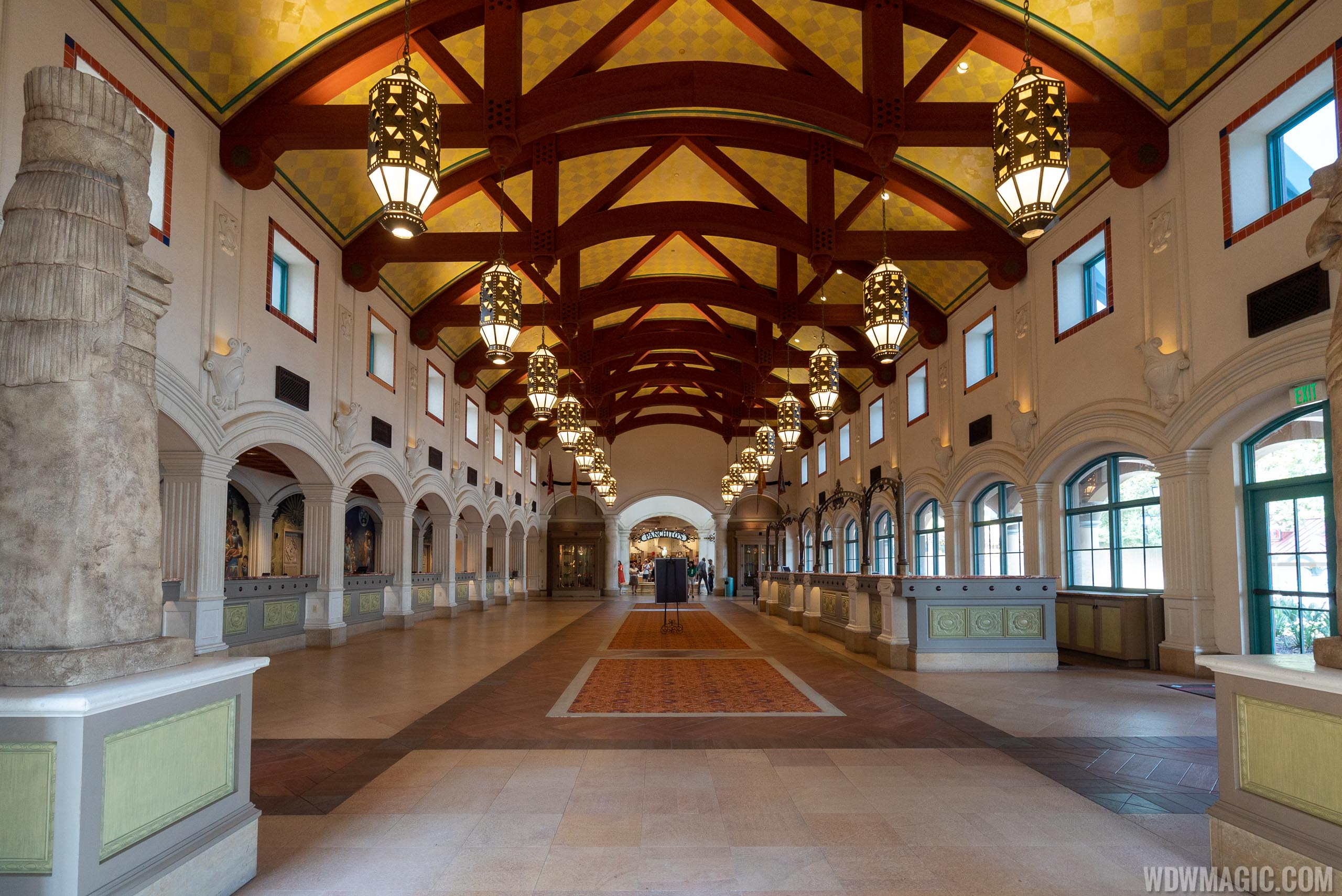 New Coronado Springs Check In And Bus Stops At Gran