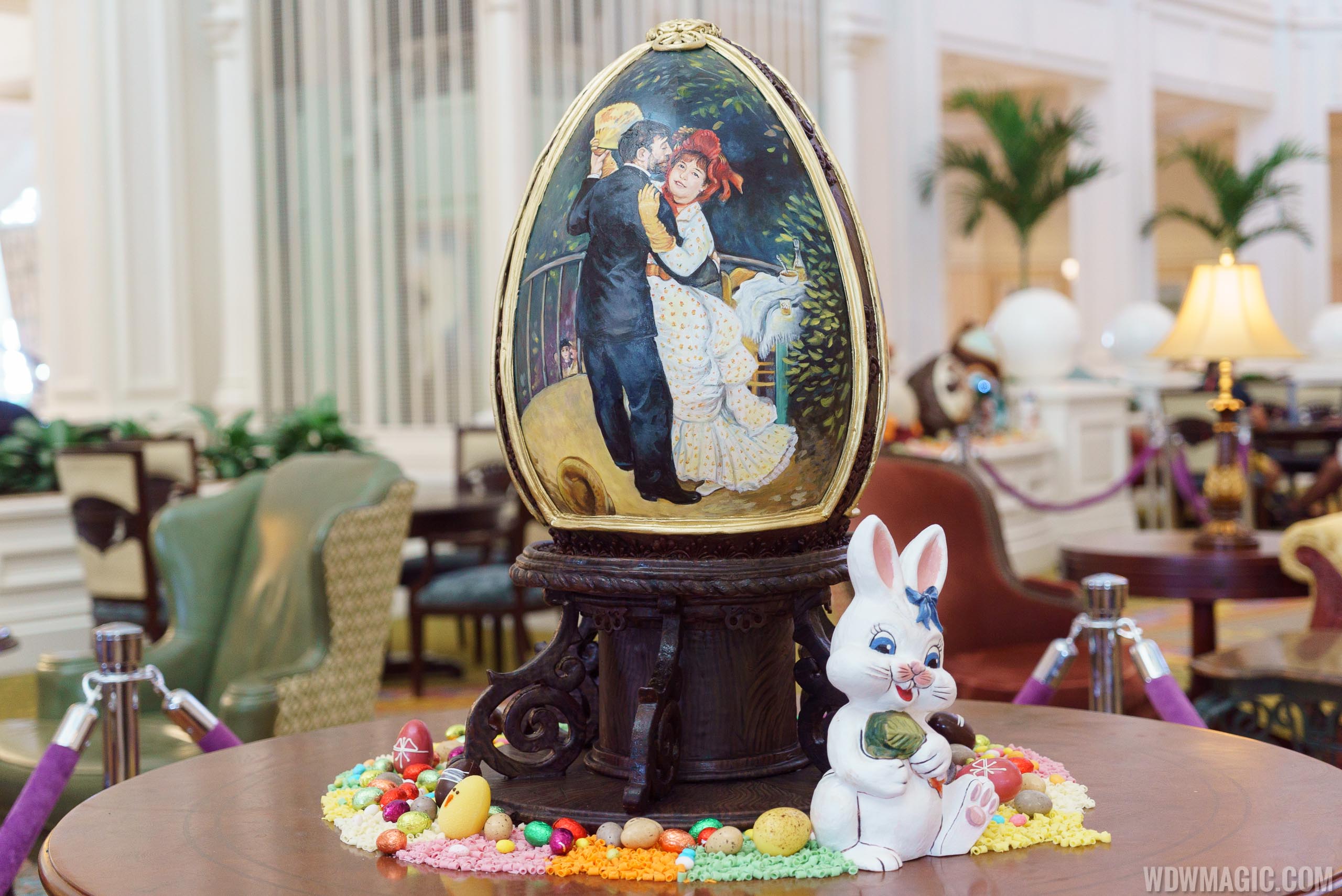 PHOTOS Easter Egg display at Disney's Grand Floridian Resort