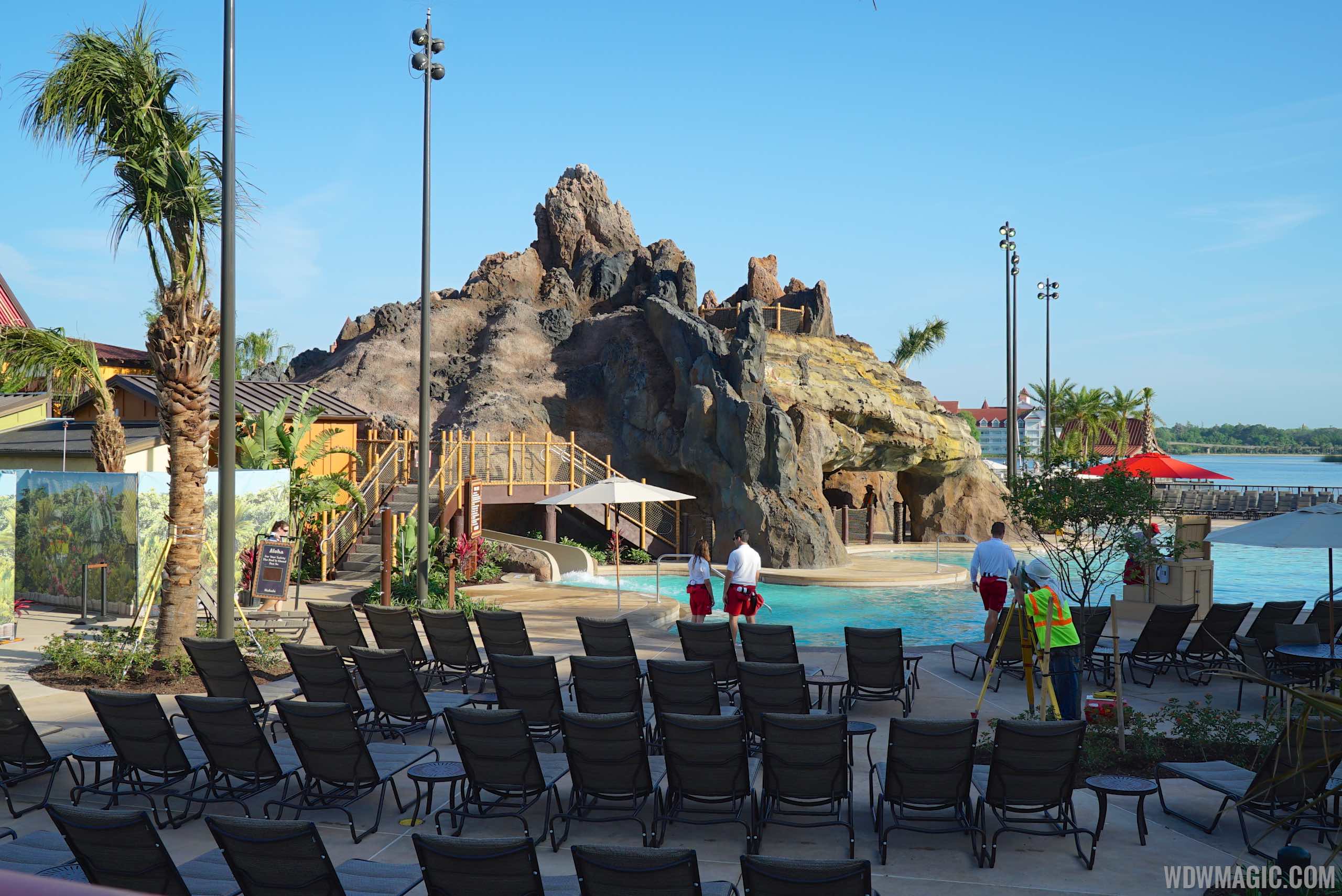 Laba Pool PHOTOS - A look at the new Lava Pool at Disney's Polynesian Village Resort