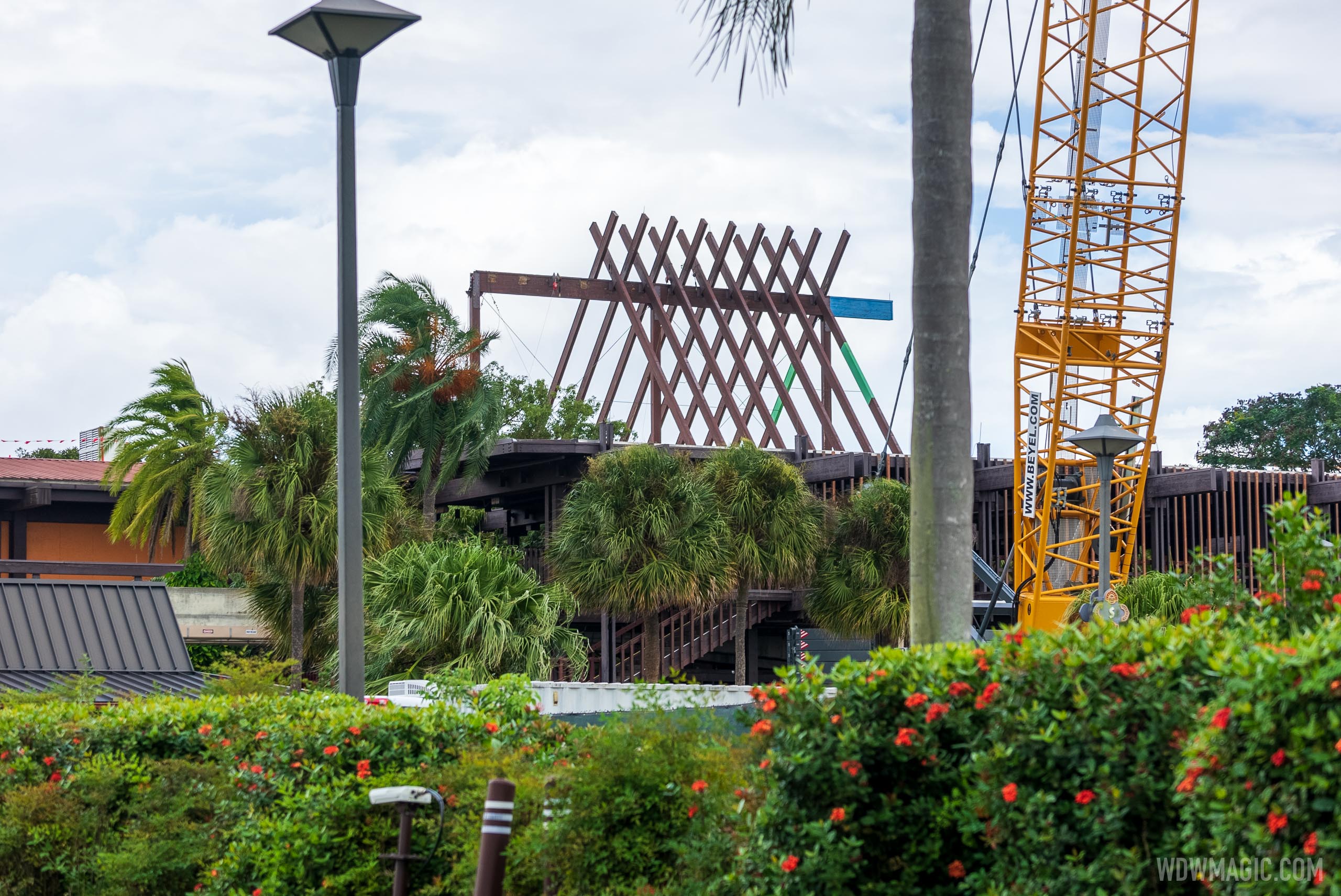 Latest look at the Polynesian Village Resort roofline changes