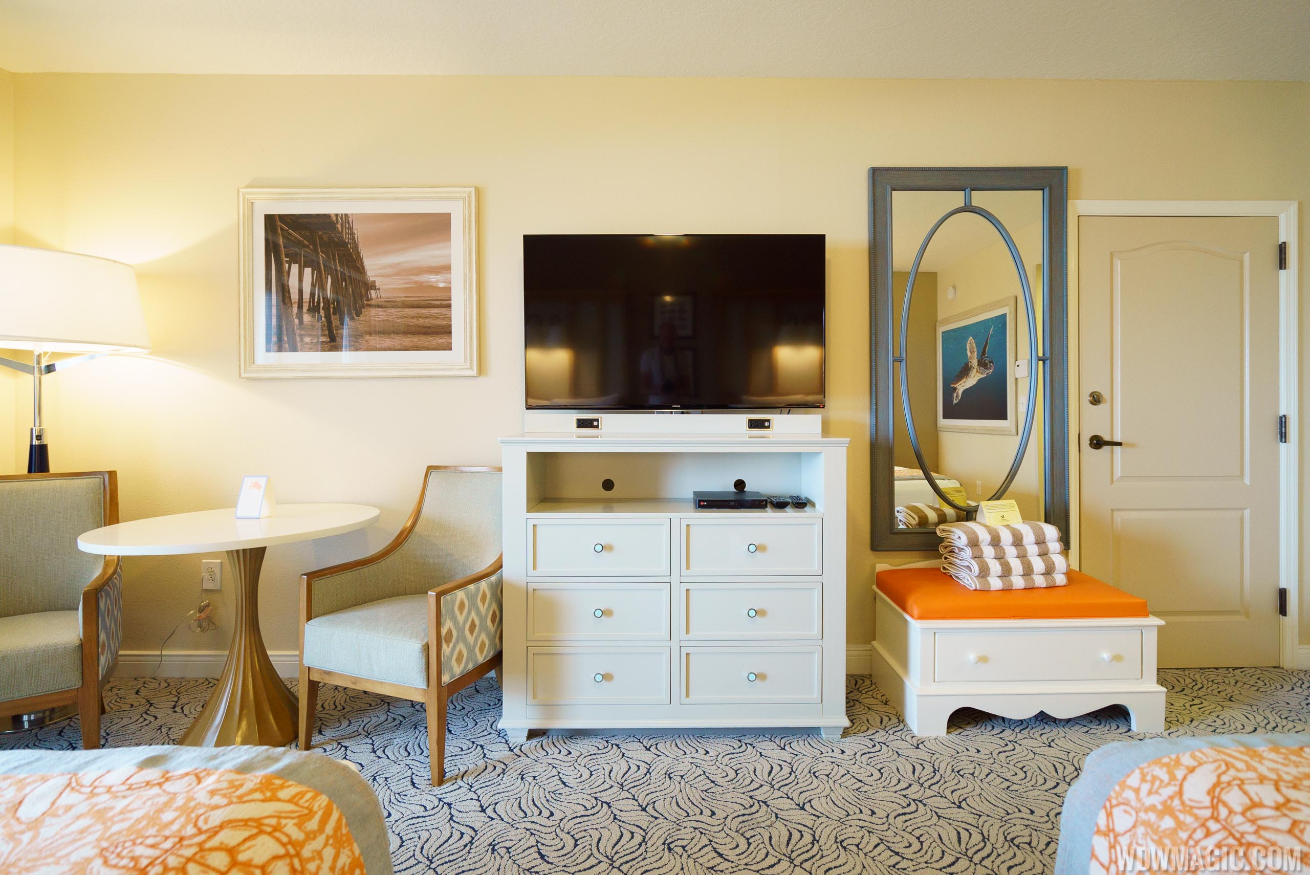 Newly refurbished Ocean View Inn Room at Disney's Vero Beach Photo 5