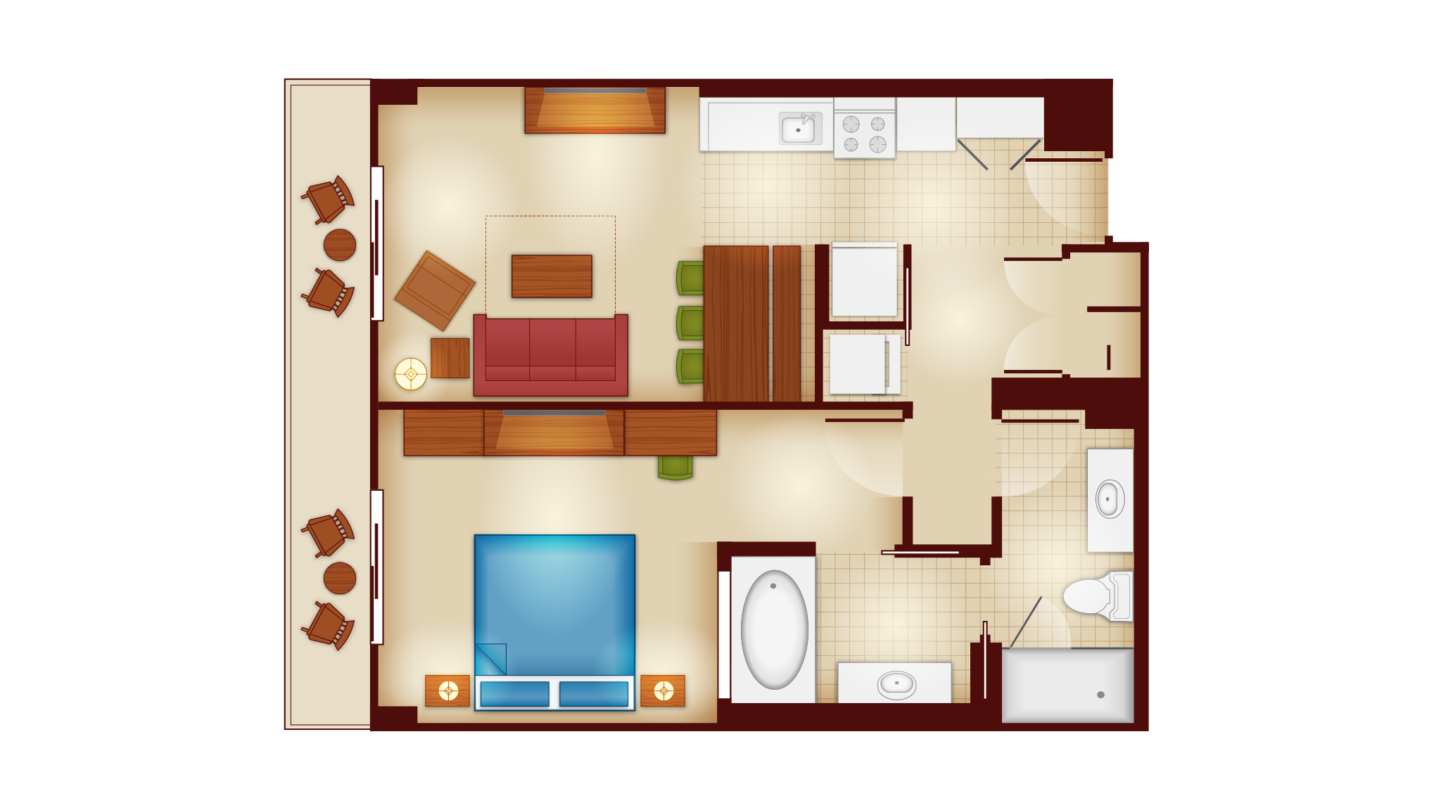 Copper Creek Villas And Cabins At Disney S Wilderness Lodge Rooms And Floor Plans Photo 5 Of 12