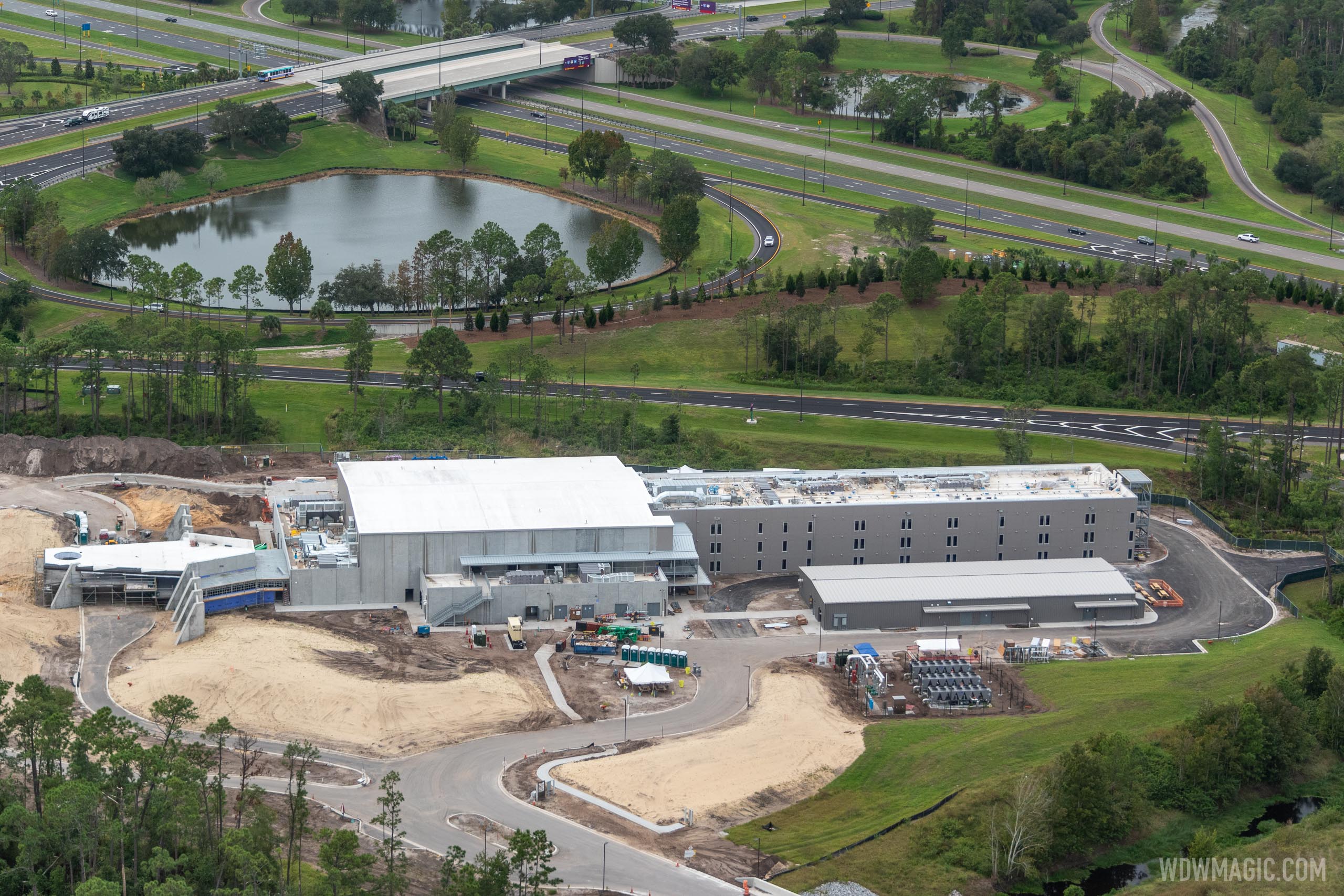 PHOTOS - Aerial view of Star Wars Galactic Starcruiser construction at ...