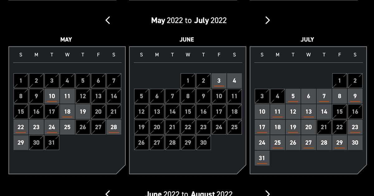 Star Wars Galactic Starcruiser availability calendar Photo 1 of 1