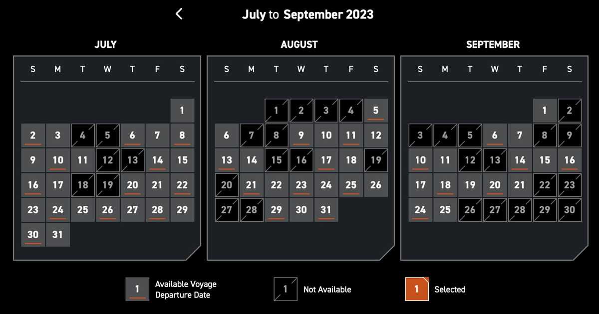 Star Wars Galactic Starcruiser August September 2023 availability