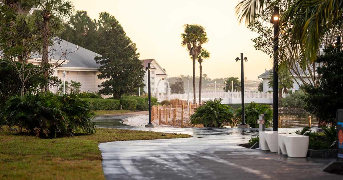 Walkway Connecting Polynesian, Grand Floridian, And Magic Kingdom 