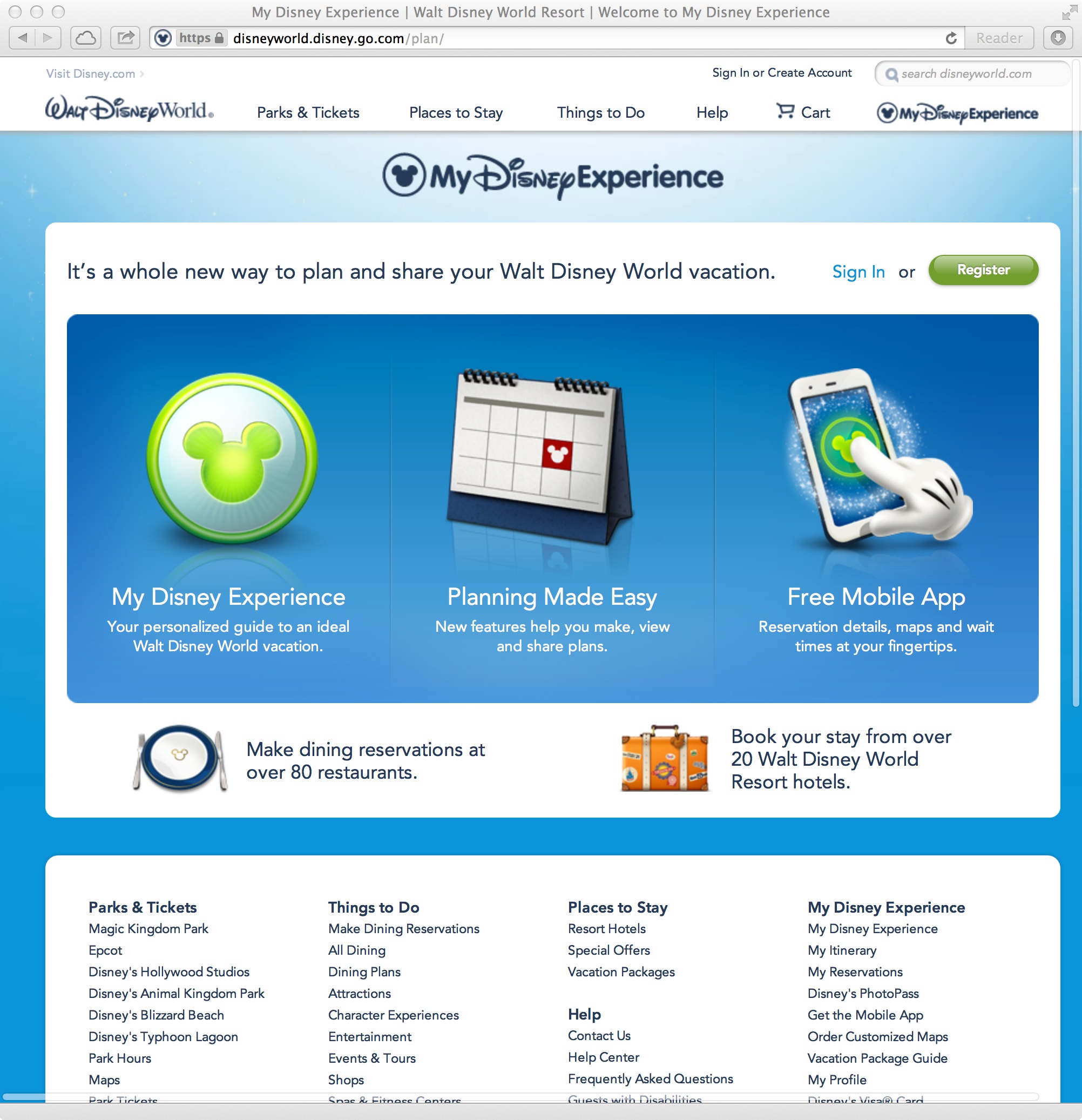 New Official Walt Disney World Website Photo 2 Of 5