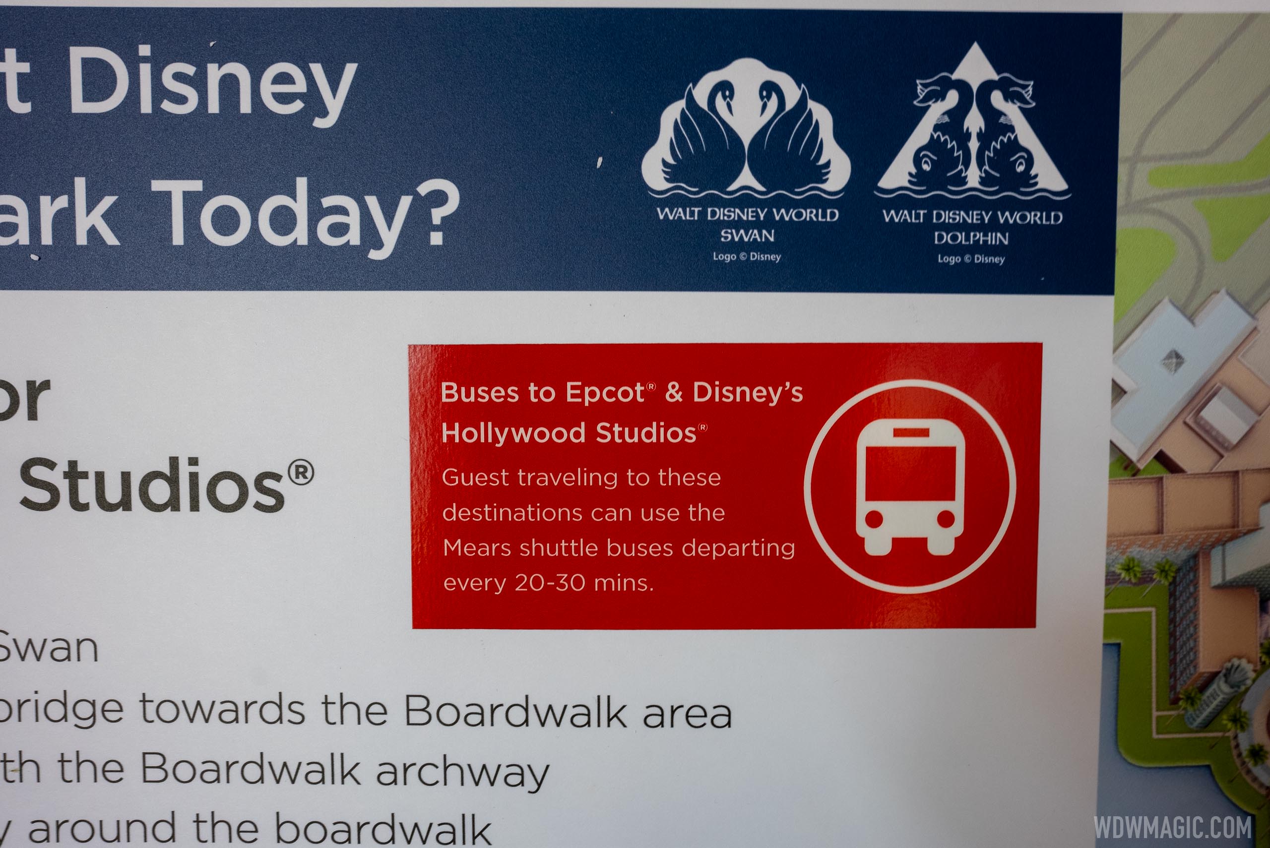 Mears theme park shuttle at Swan and Dolphin Photo 2 of 4