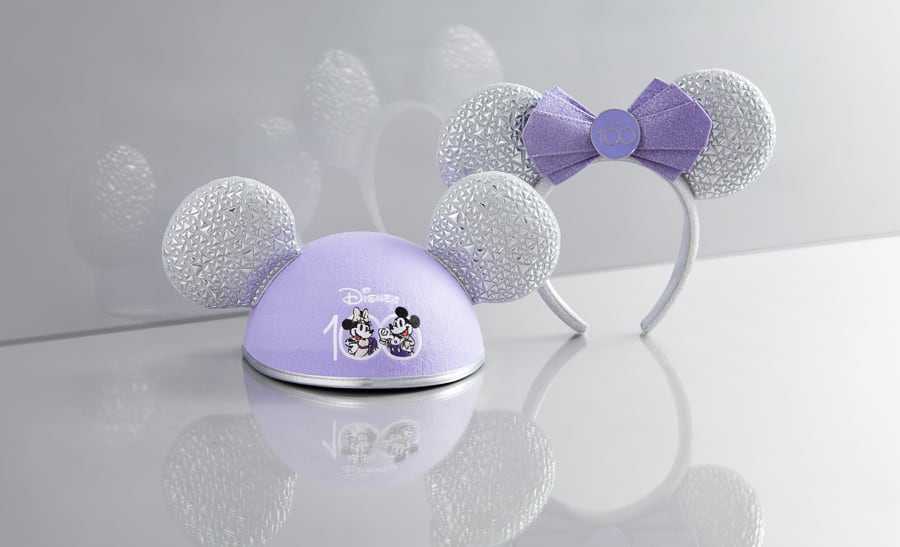 Disney Platinum 100 Years authentic Minnie mouse ear Headband