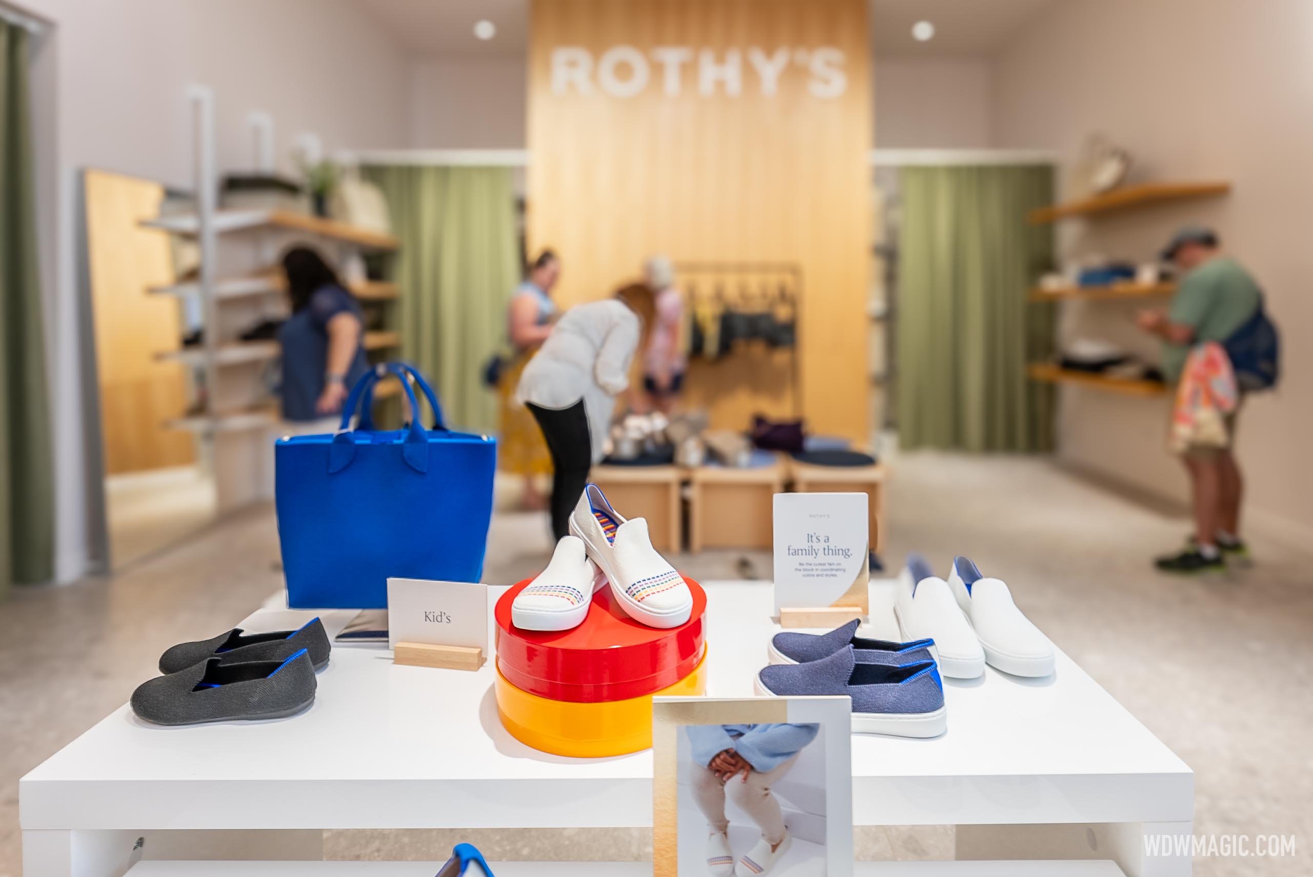 Sustainable footwear and accessory brand Rothy's now open at Disney Springs