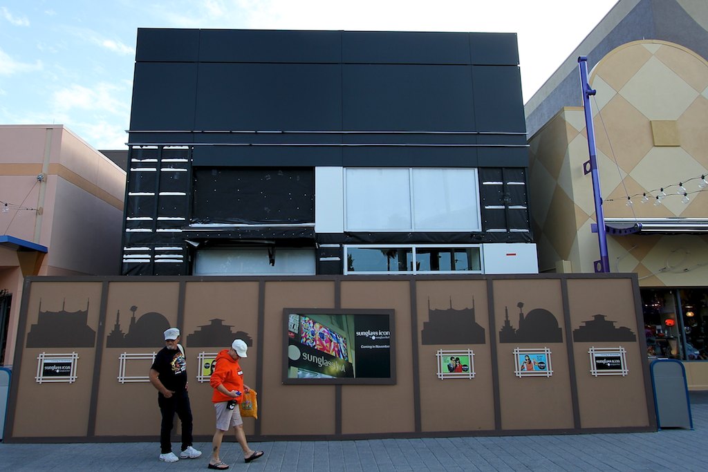 PHOTO Latest look at the Sunglass Icon rebuild at Downtown Disney's